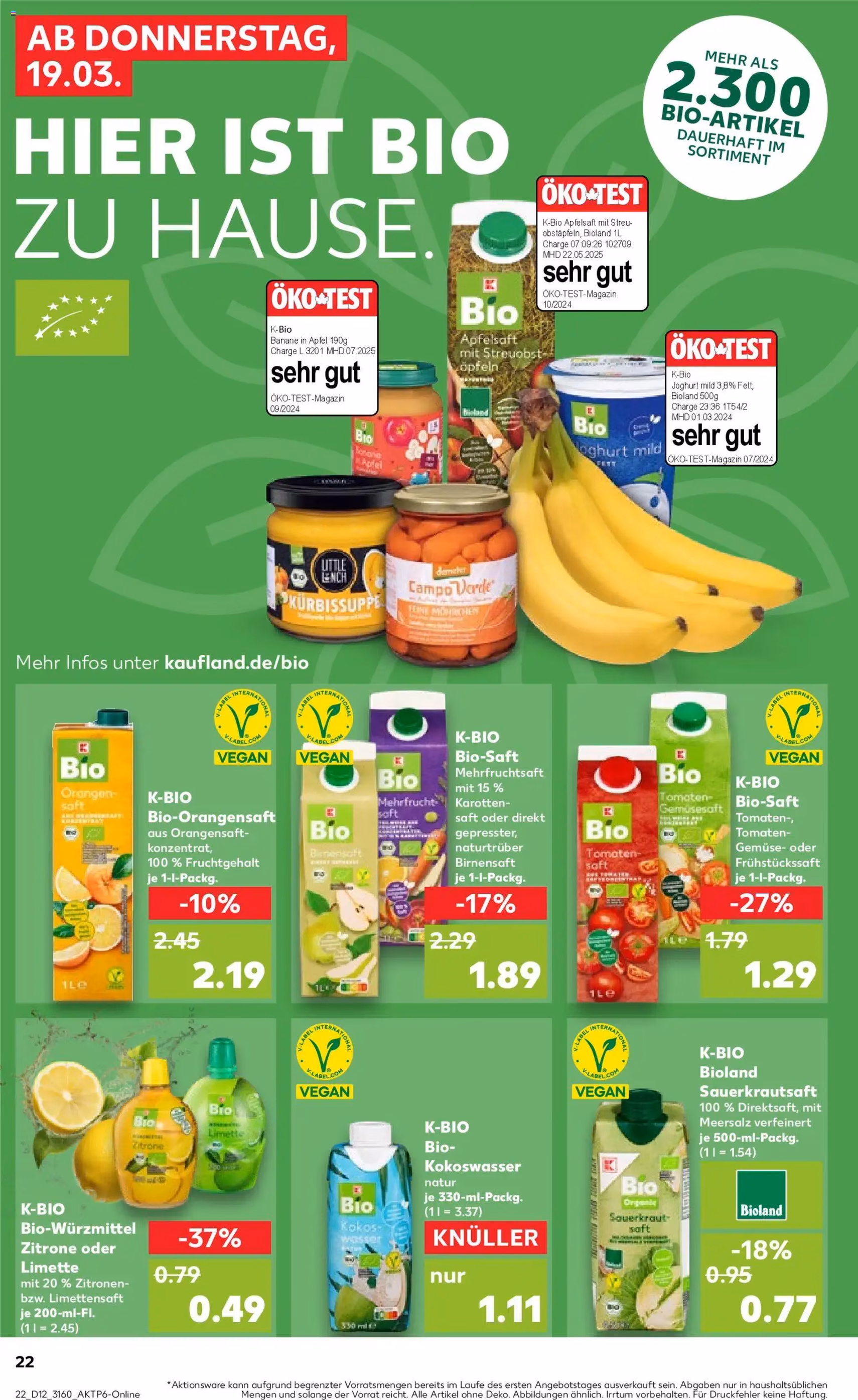 Kaufland Prospekt - Gültiger Prospekt ab 19.03.2026, Seite 22 von insgesamt 56