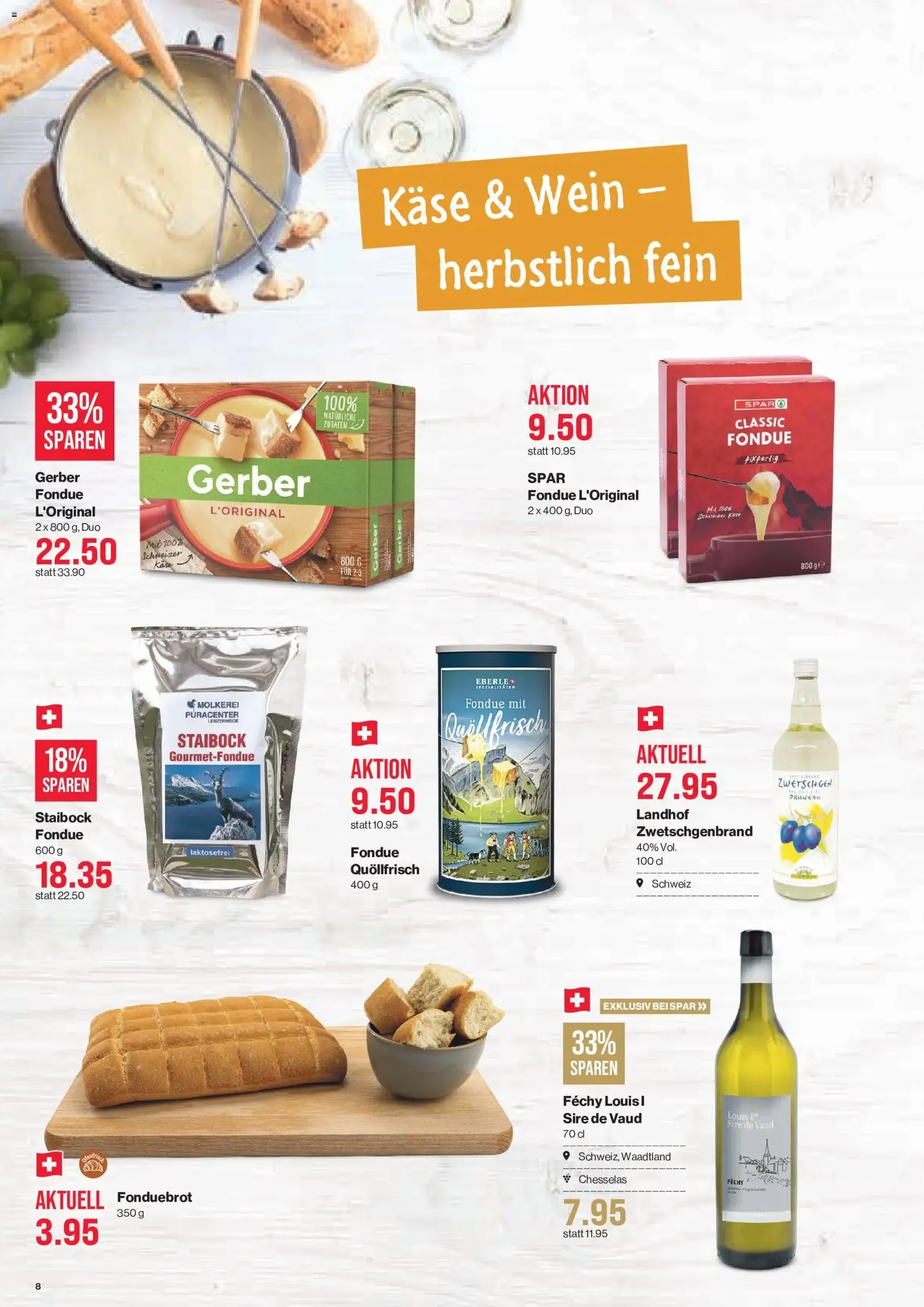SPAR aktionen - Gültiger Prospekt ab 29.10.2026, Seite 8 von insgesamt 17