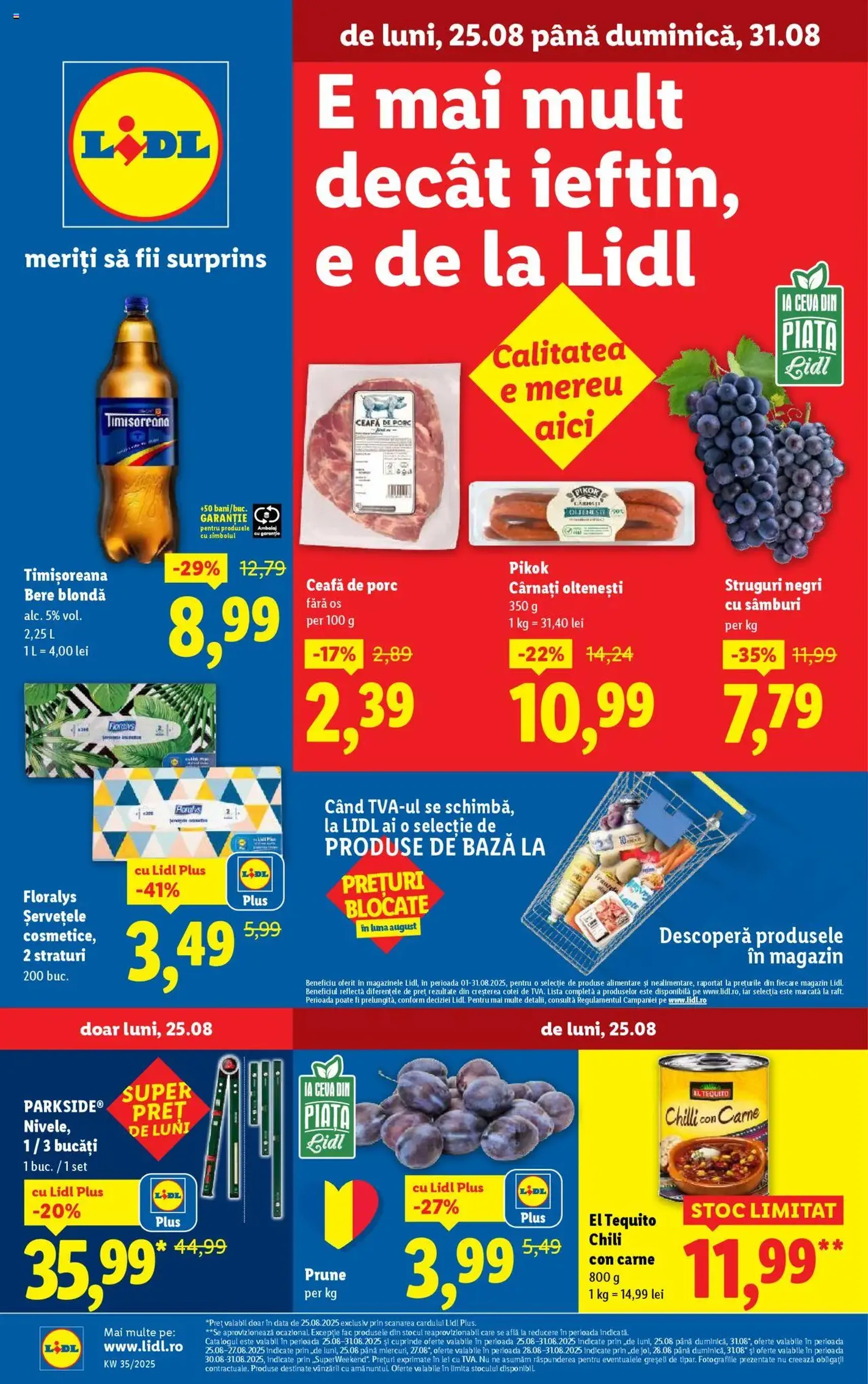 Catalog Lidl - cataloage valabile începând cu 25.08.2025 pagina 3 din 74 Catalog Lidl - cataloage valabile începând cu 25.08.2025 pagina 3 din 74