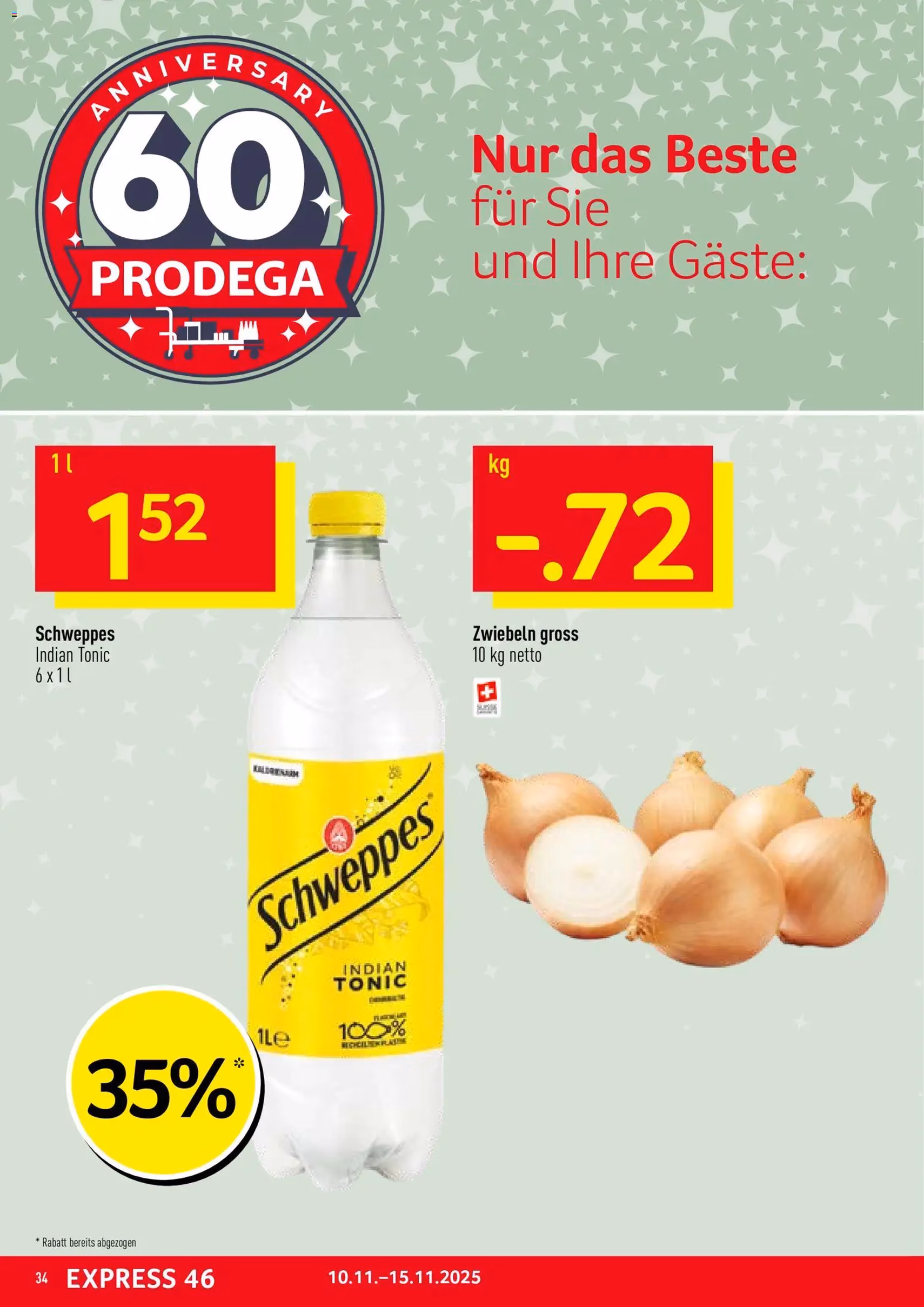 Prodega Aktionen - Gültiger Prospekt ab 10.11.2025, Seite 34 von insgesamt 36