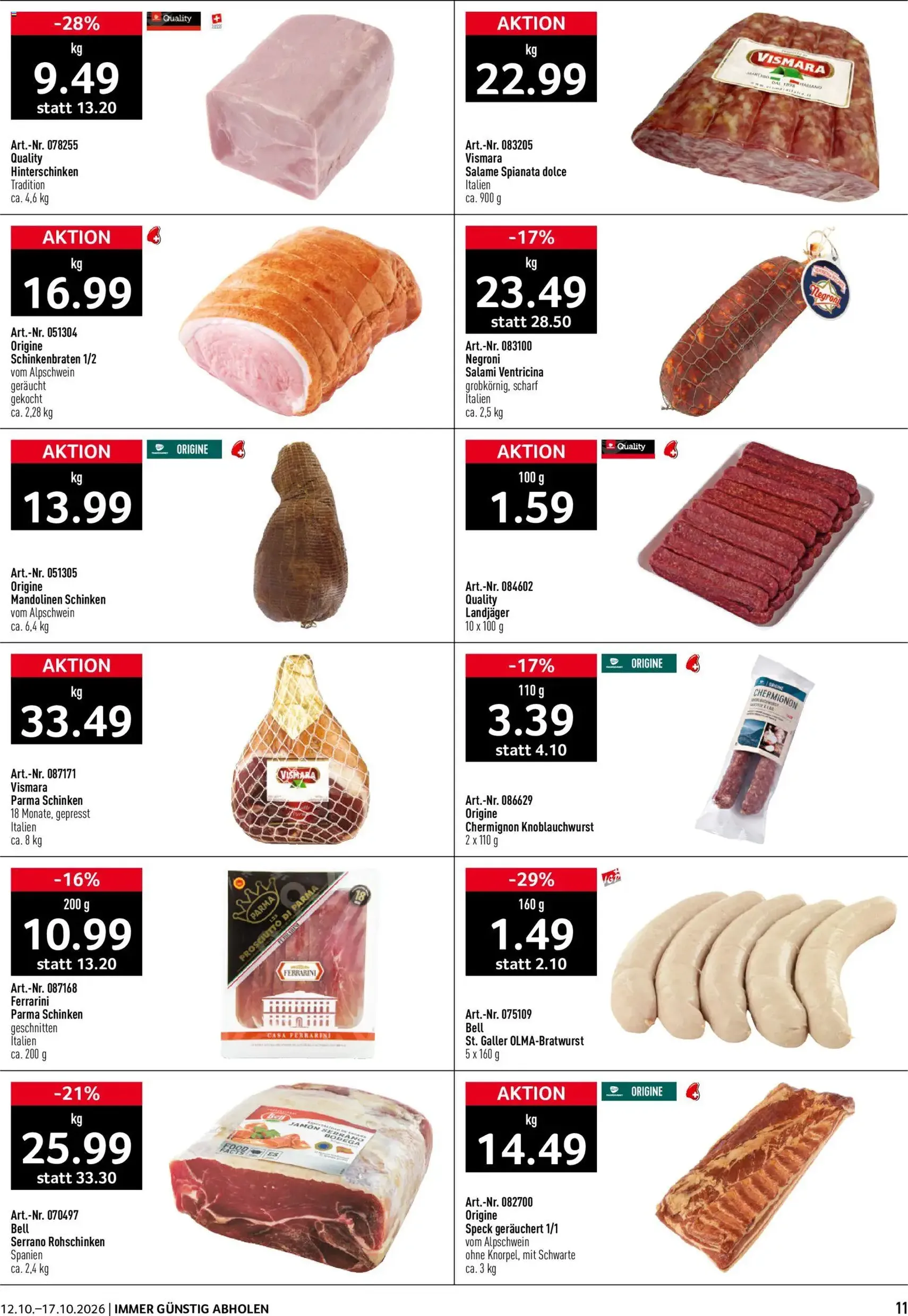 Prodega aktionen - Gültiger Prospekt ab 12.10.2026, Seite 11 von insgesamt 36