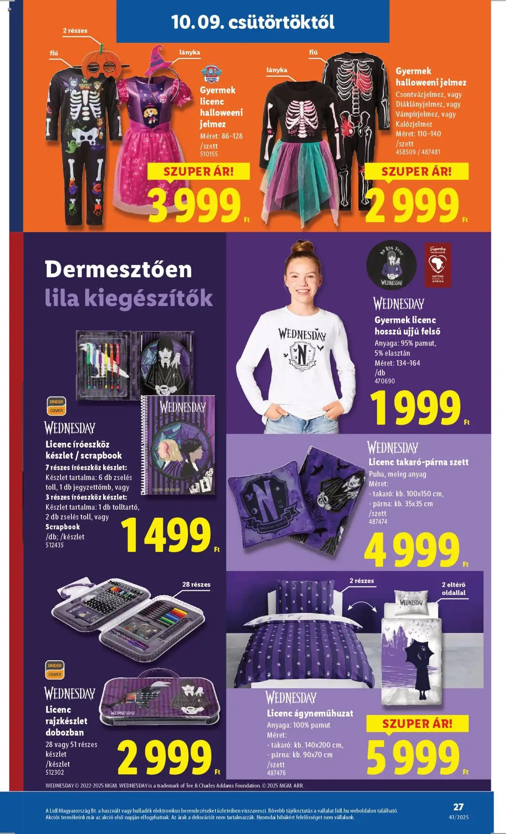 Lidl Akciós újság - 2025.10.09. érvényes szórólap 27 oldal 64 oldalból