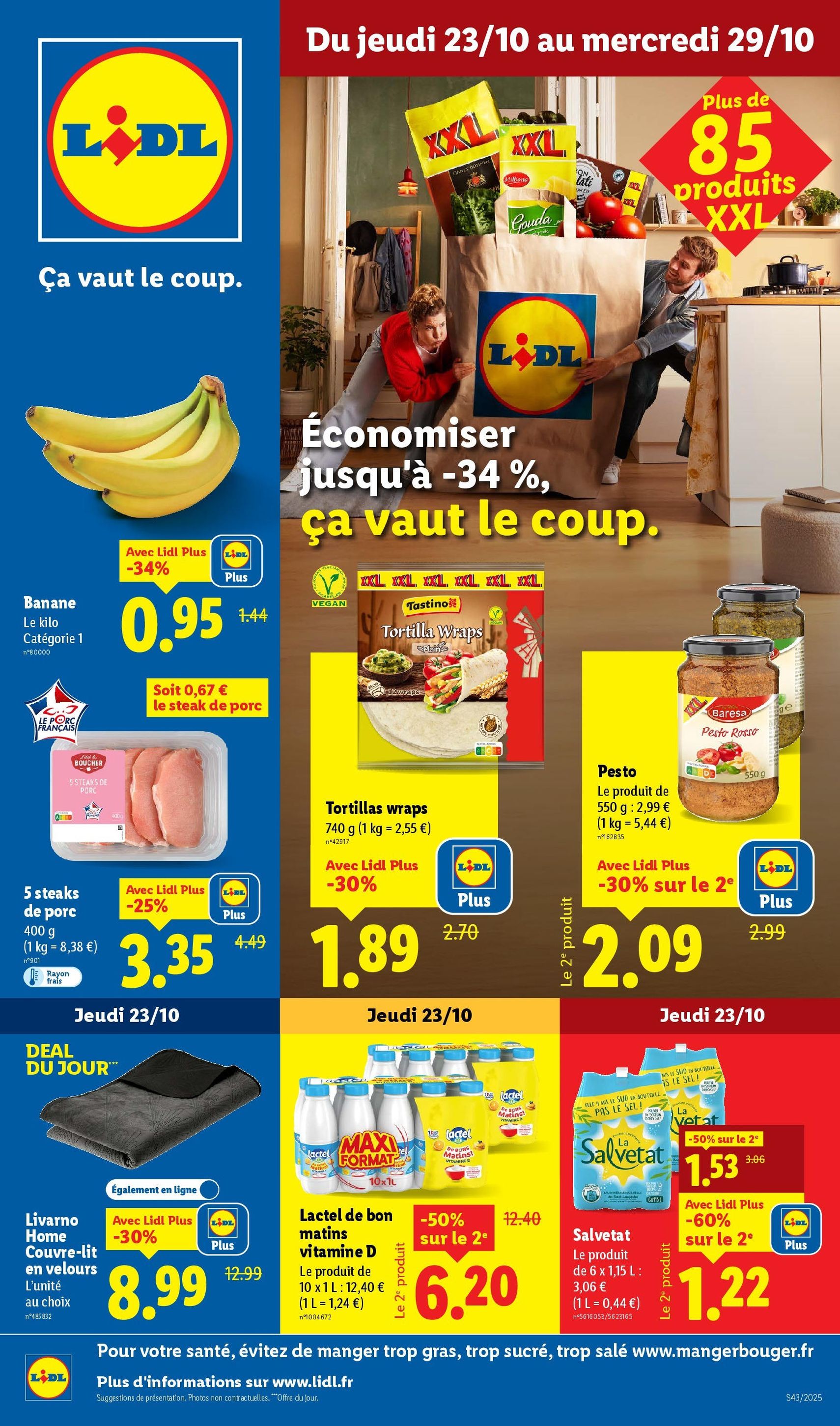 LIDL catalogue semaine 43 - brochure valable à partir du 23/10/2025, page 1 sur 84 LIDL catalogue semaine 43 - brochure valable à partir du 23/10/2025, page 1 sur 84