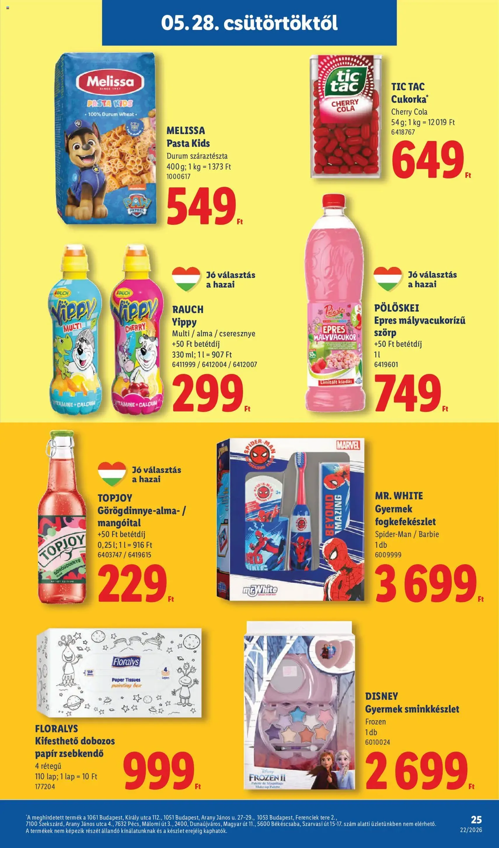 Lidl akciós újság - 2026.05.28. érvényes szórólap 25 oldal 74 oldalból