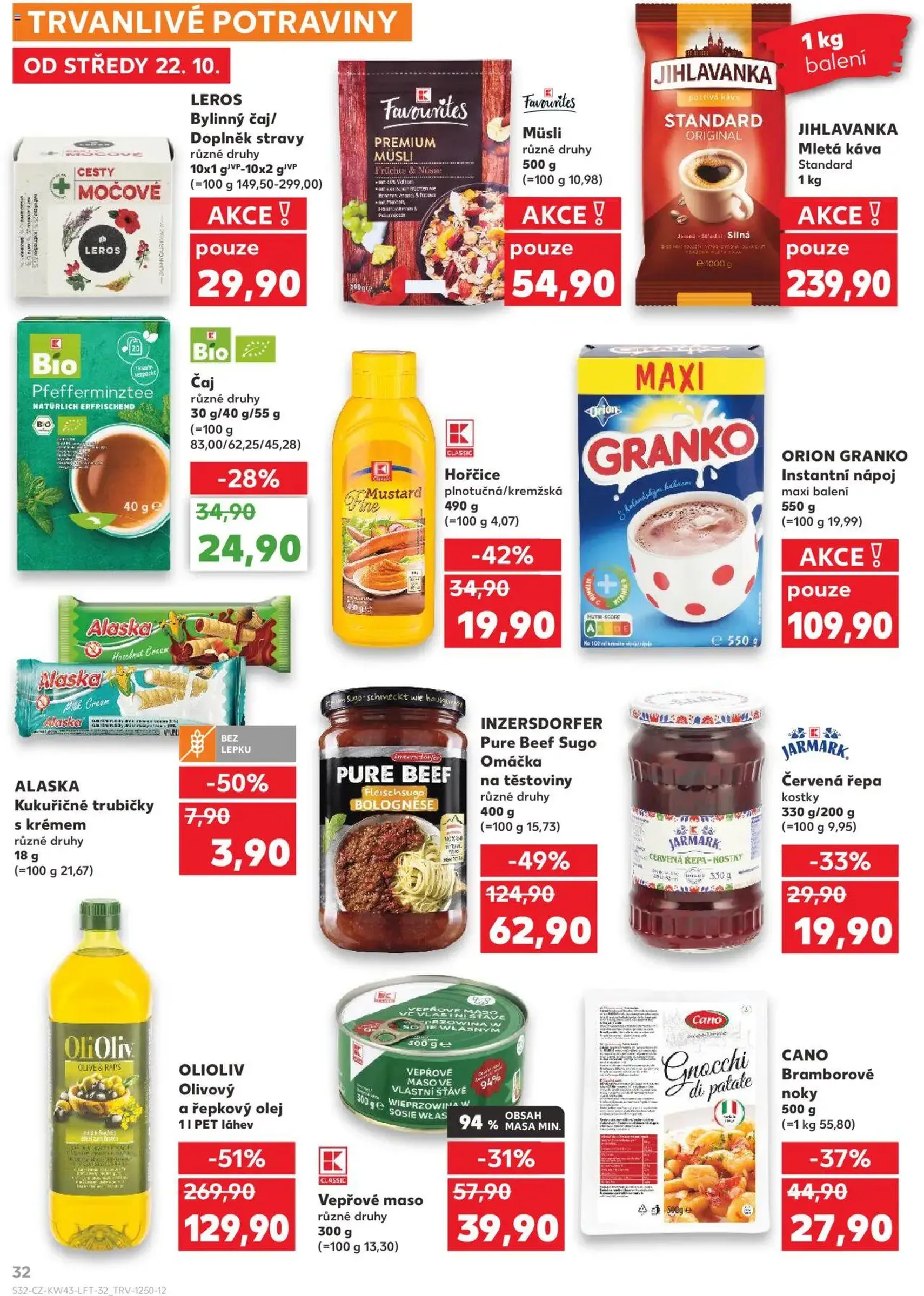 Kaufland leták - platný leták od 22.10.2025 strana 32 z 90 Kaufland leták - platný leták od 22.10.2025 strana 32 z 90