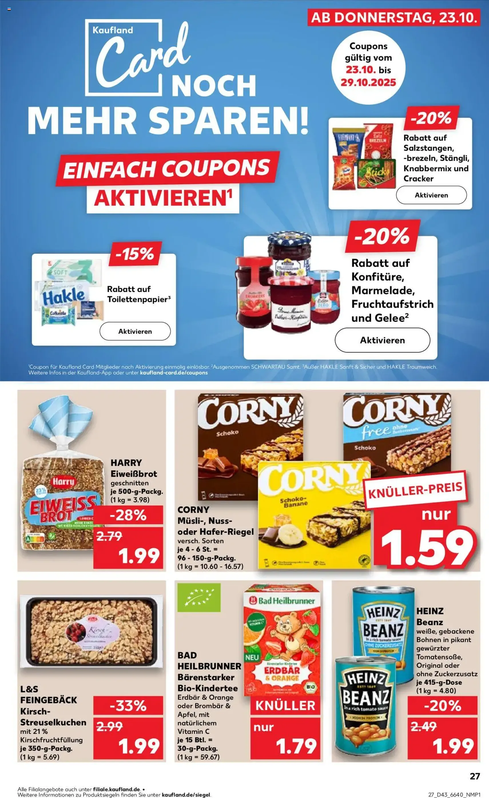 Kaufland Prospekt - Gültiger Prospekt ab 23.10.2025, Seite 27 von insgesamt 61 Kaufland Prospekt - Gültiger Prospekt ab 23.10.2025, Seite 27 von insgesamt 61
