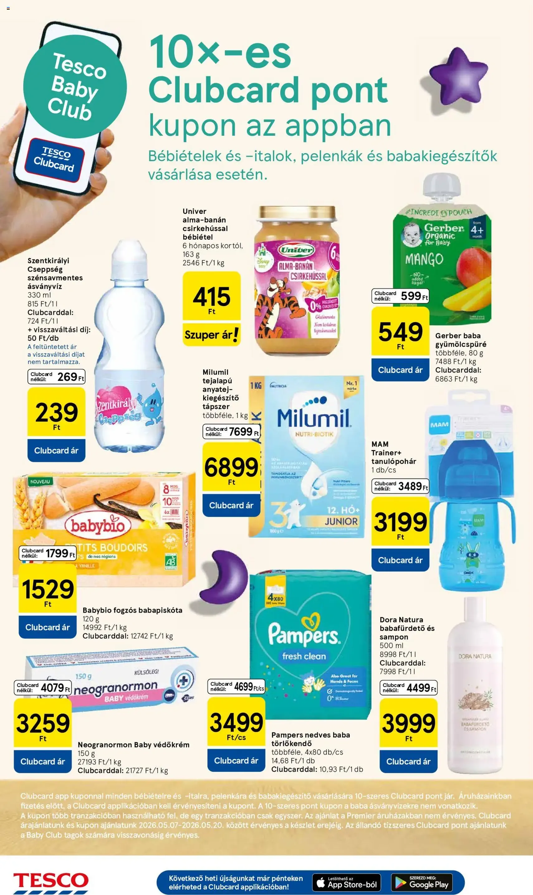 Tesco aktuális akciós újság - 2026.05.07. érvényes szórólap 14 oldal 36 oldalból