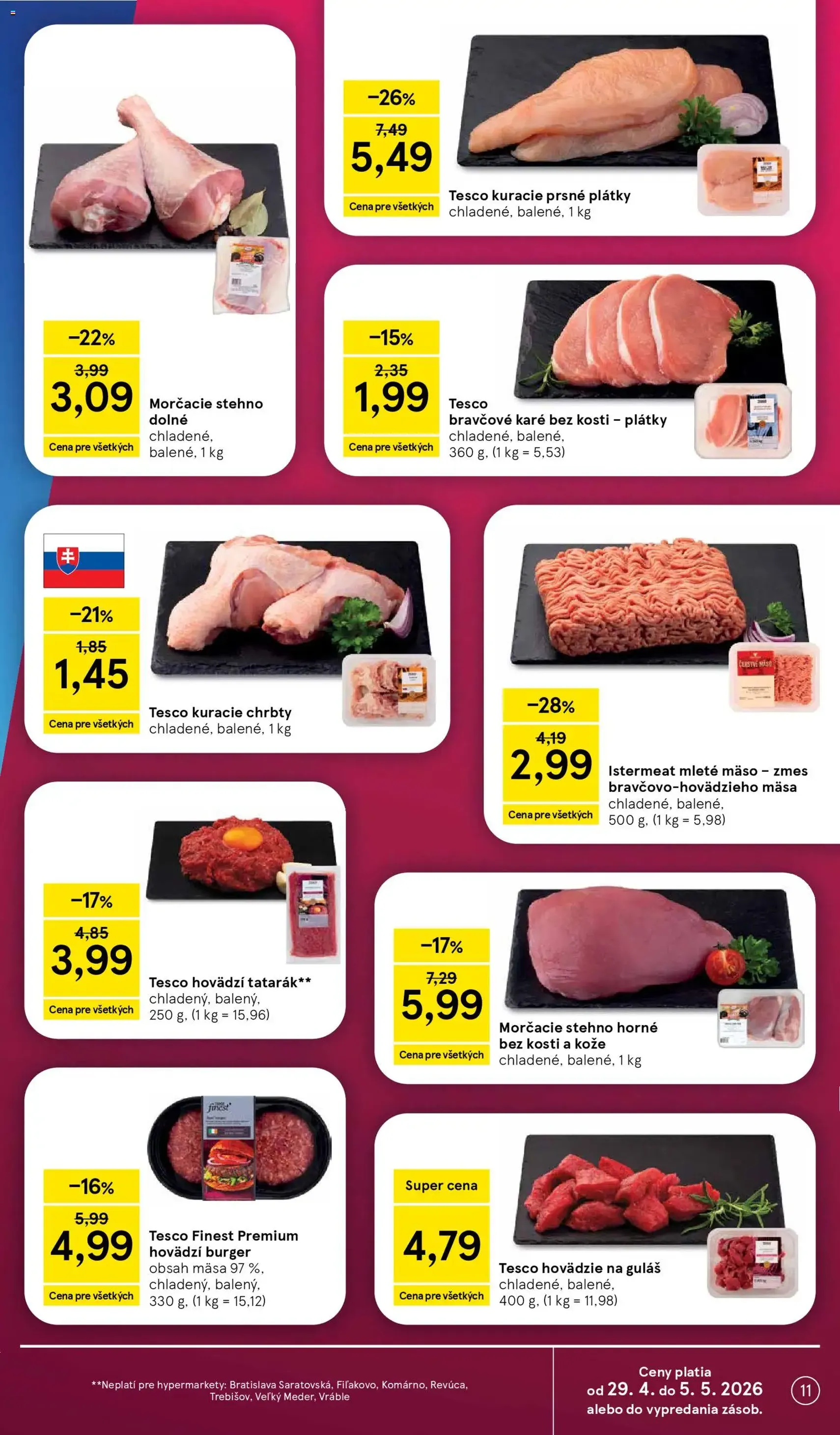 Tesco Hypermarket - leták - platný leták od 29.04.2026 strana 11 z 44