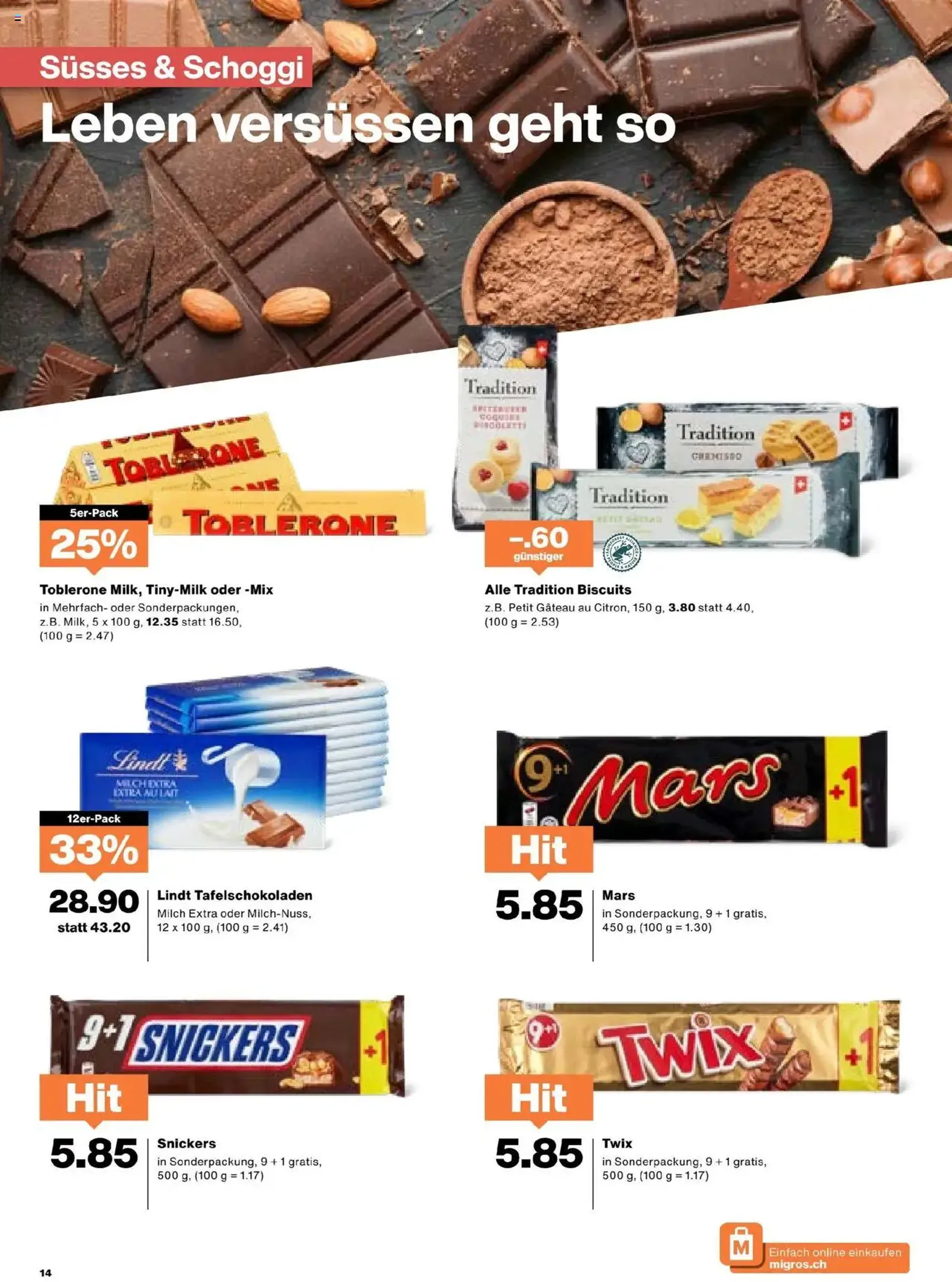 Migros Aktionen - Gültiger Prospekt ab 02.09.2025, Seite 14 von insgesamt 20 Migros Aktionen - Gültiger Prospekt ab 02.09.2025, Seite 14 von insgesamt 20