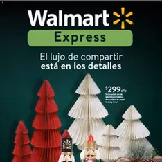 Vista previa del folleto Walmart Express folleto Navidad válido desde 03/11/2025