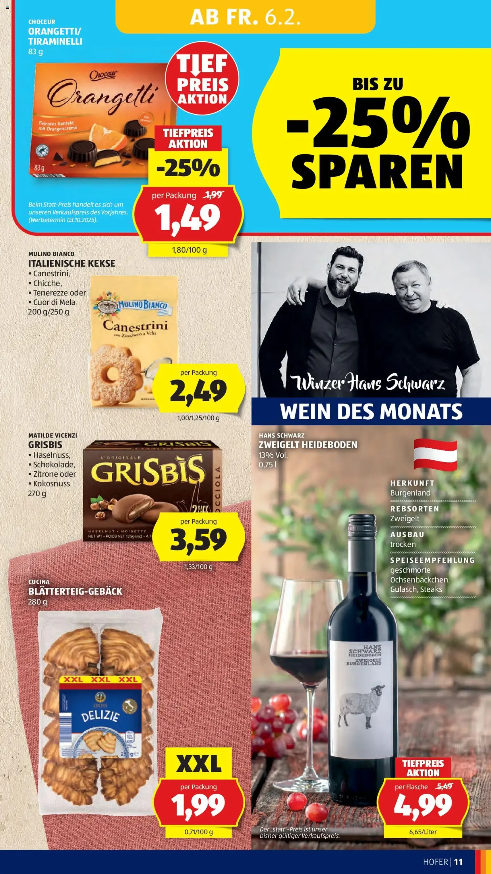 Hofer Flugblatt - Gültiger Prospekt ab 06.02.2026, Seite 13 von insgesamt 43