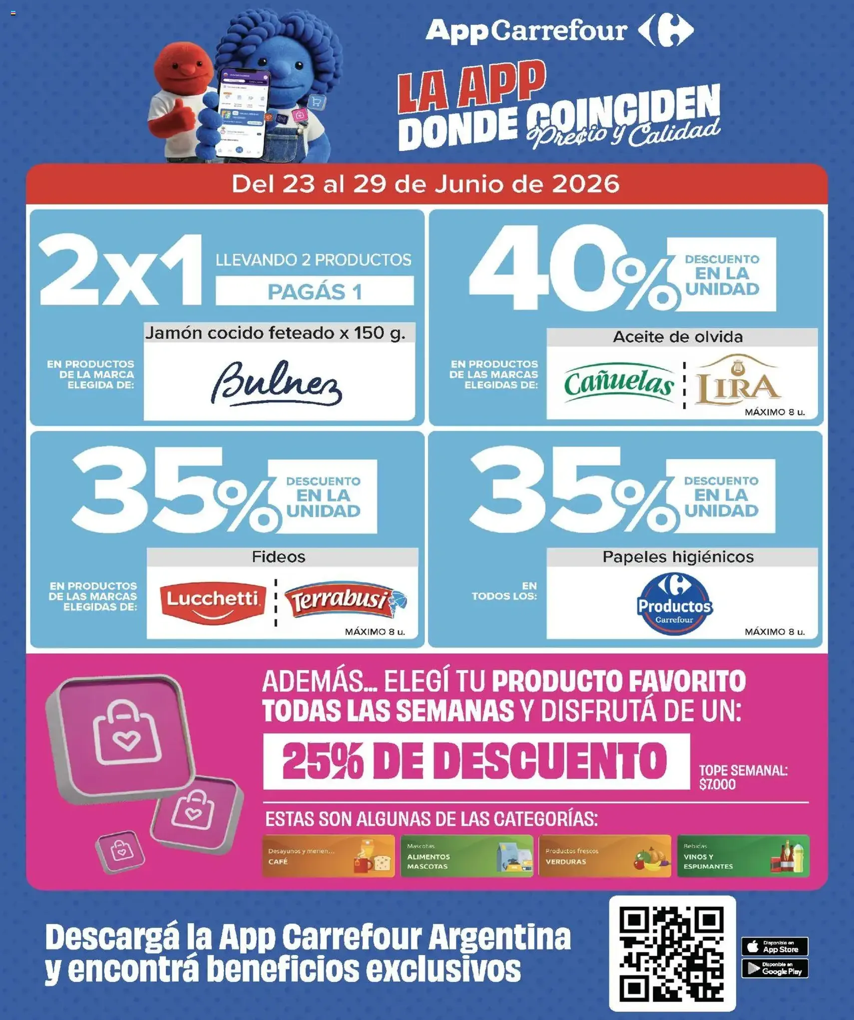 Carrefour ofertas - folleto válido desde 23/06/2026 página 4 de 59