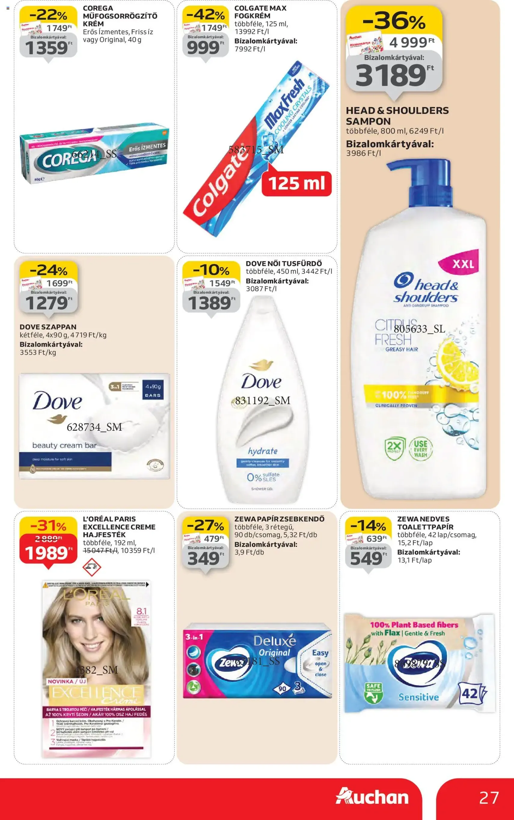 Auchan - Heti Hipermarket ajánlataink - 2026.01.29. érvényes szórólap 27 oldal 38 oldalból