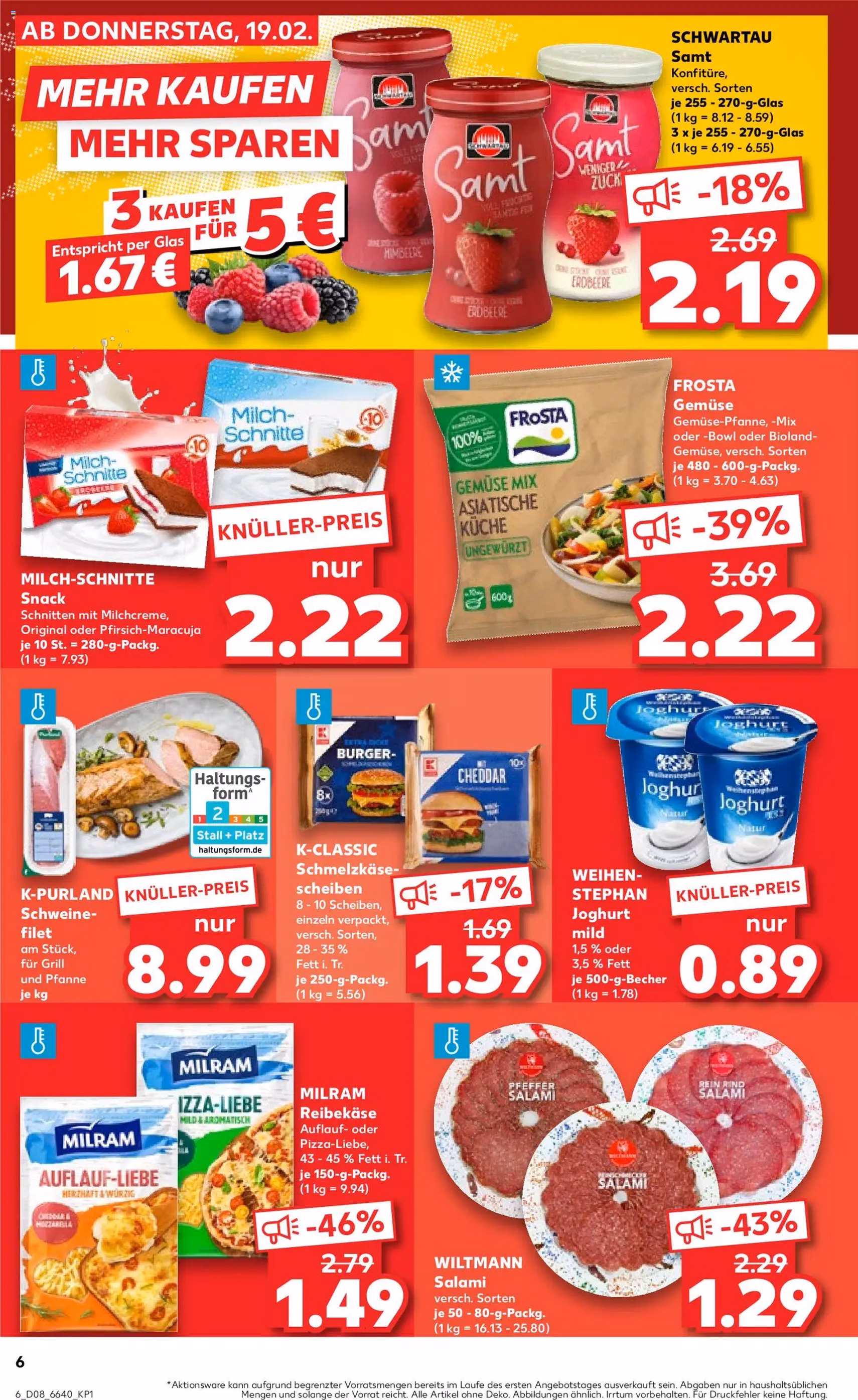 Kaufland Prospekt - Gültiger Prospekt ab 19.02.2026, Seite 6 von insgesamt 59