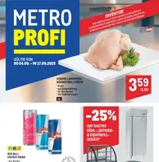 Metro angebote Profi - Prospekt Vorschau gültig ab 04.09.2025