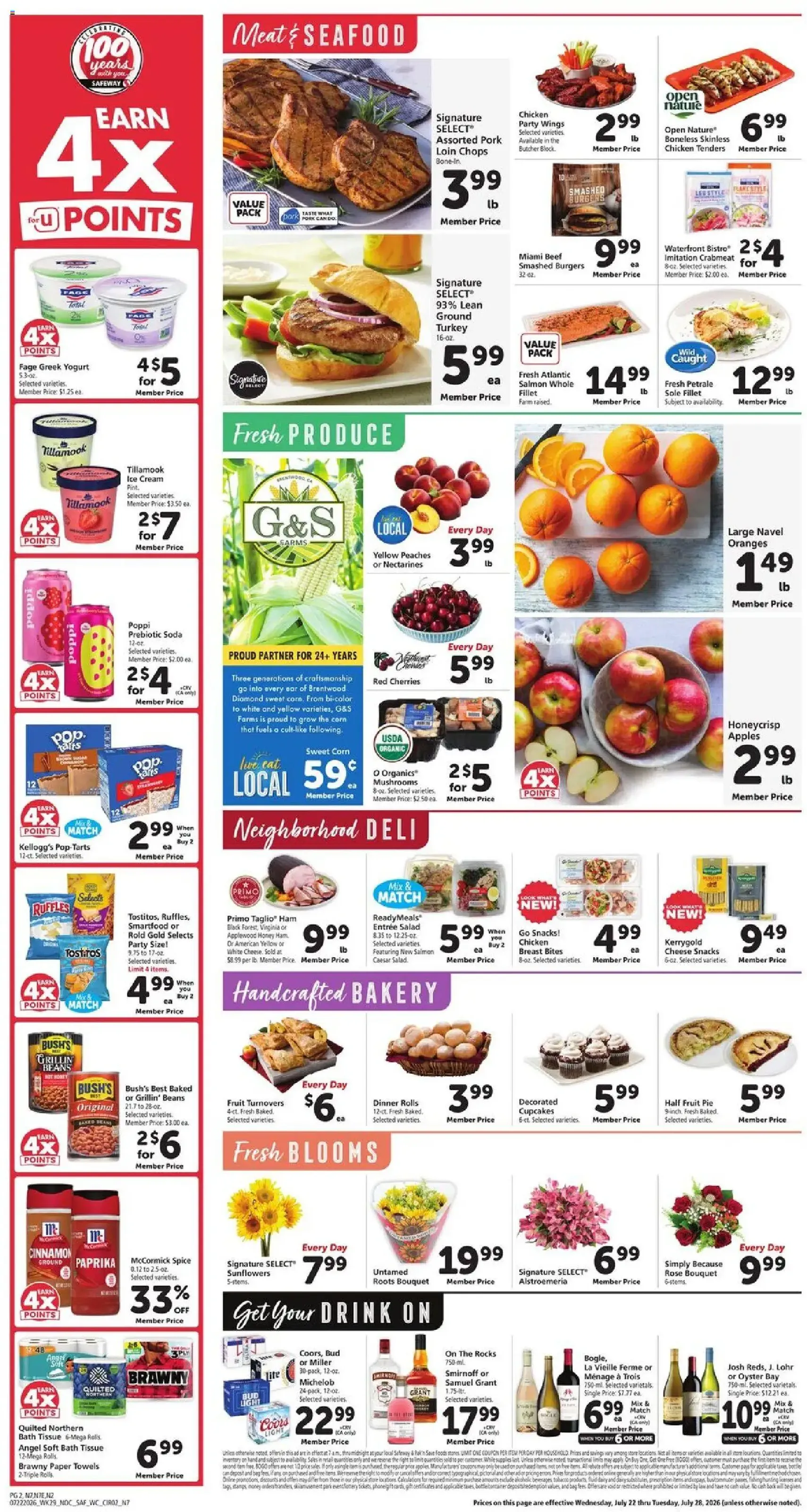 Safeway Weekly Ad - valid flyer from 07/22/2026, page 2 of 11