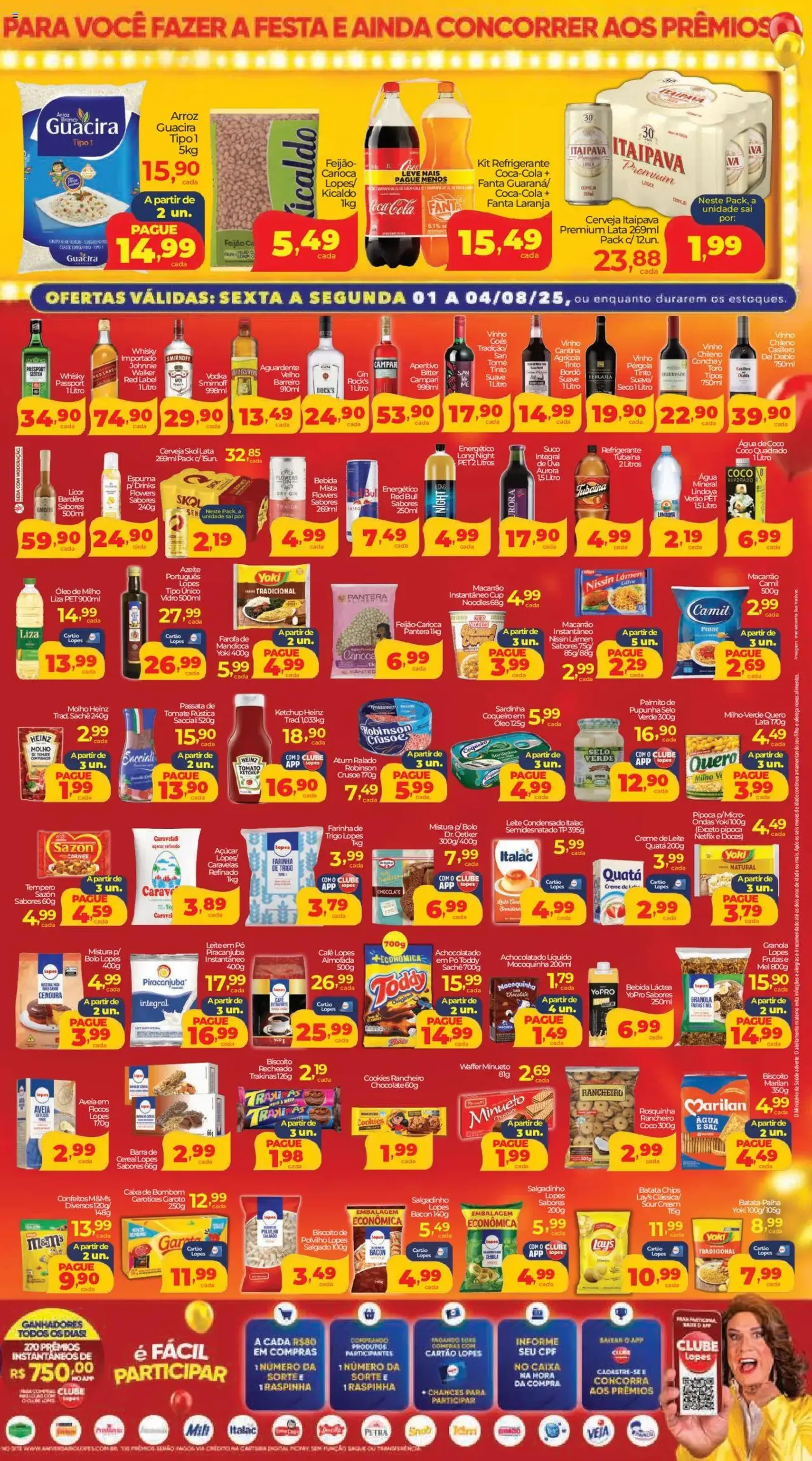 Lopes Supermercados - Ofertas da semana - folheto válido a partir de 01/08/2025 página 3 de 4