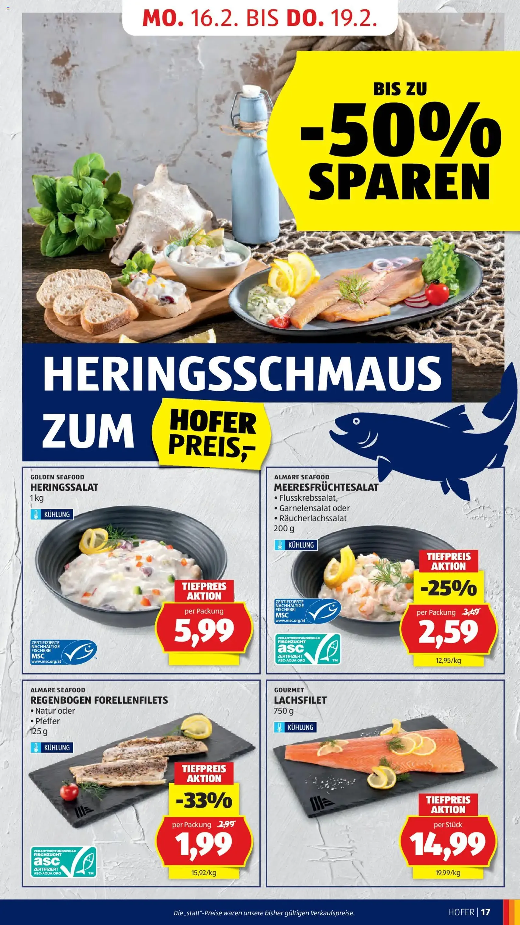 Hofer Flugblatt - Gültiger Prospekt ab 13.02.2026, Seite 19 von insgesamt 41