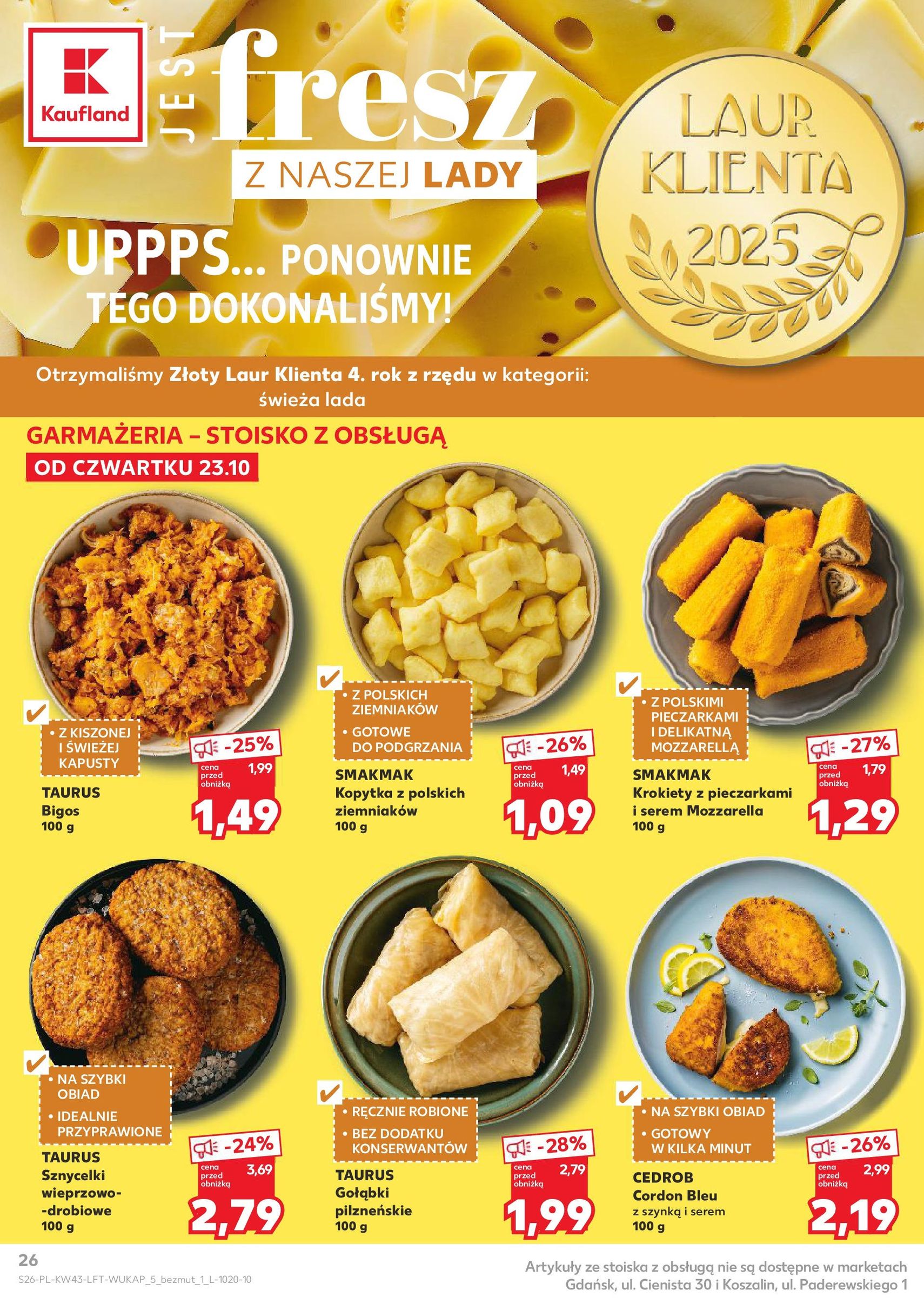 Kaufland gazetka - ważny gazetka od 23.10.2025 strona 26 z 67 Kaufland gazetka - ważny gazetka od 23.10.2025 strona 26 z 67