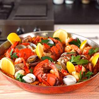 Recipe preview Paella recipe