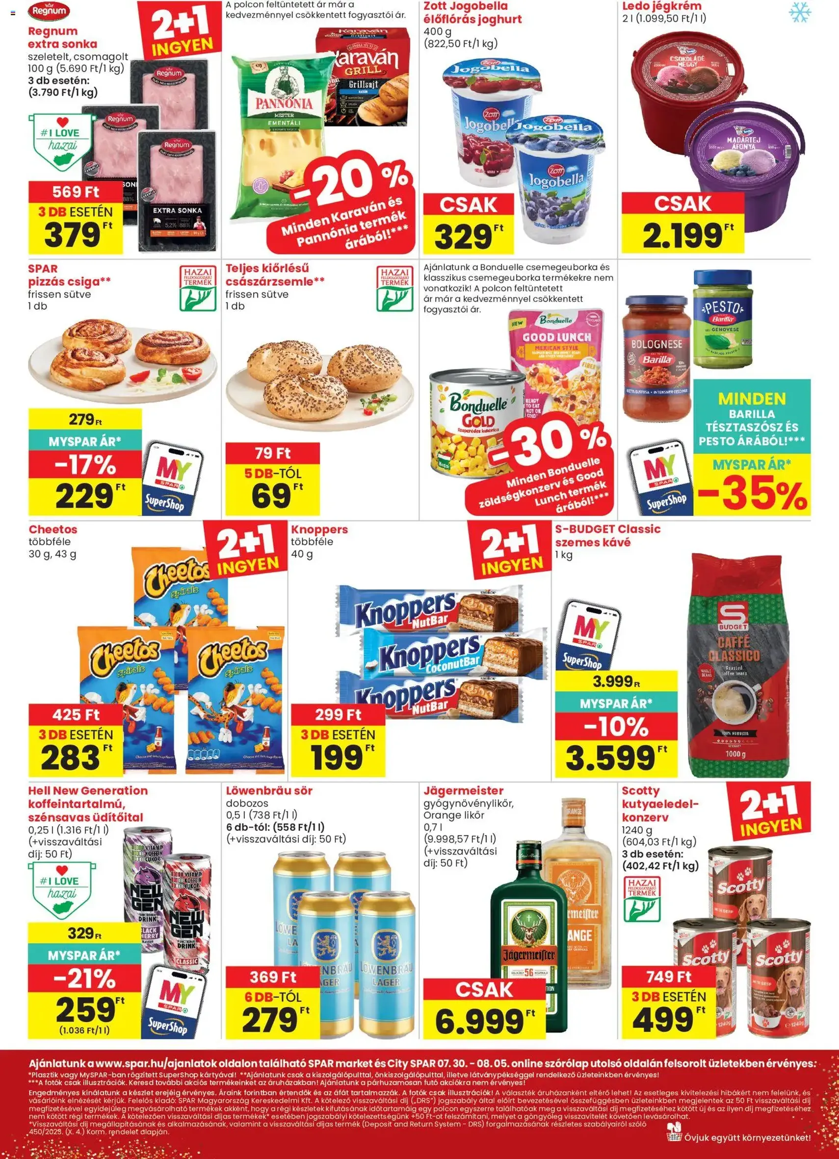 Spar Market akciós újság - 2026.07.30. érvényes szórólap 2 oldal 3 oldalból