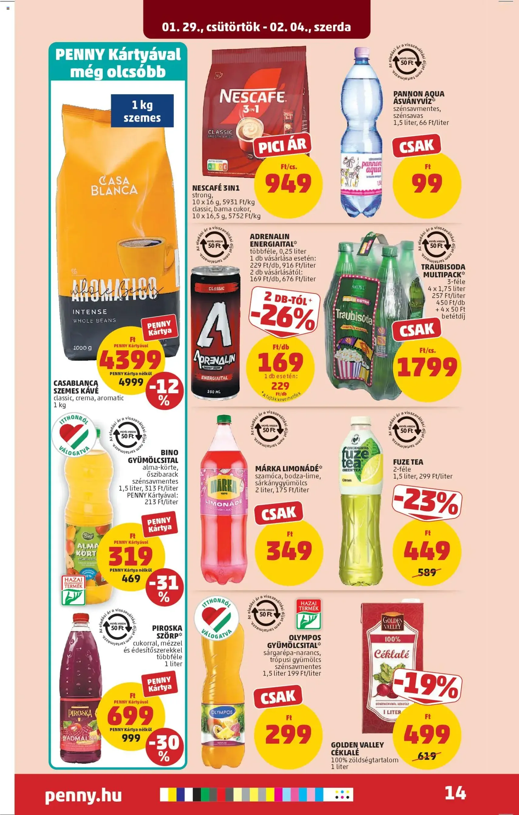 PENNY Akciós újság - 2026.01.29. érvényes szórólap 18 oldal 42 oldalból