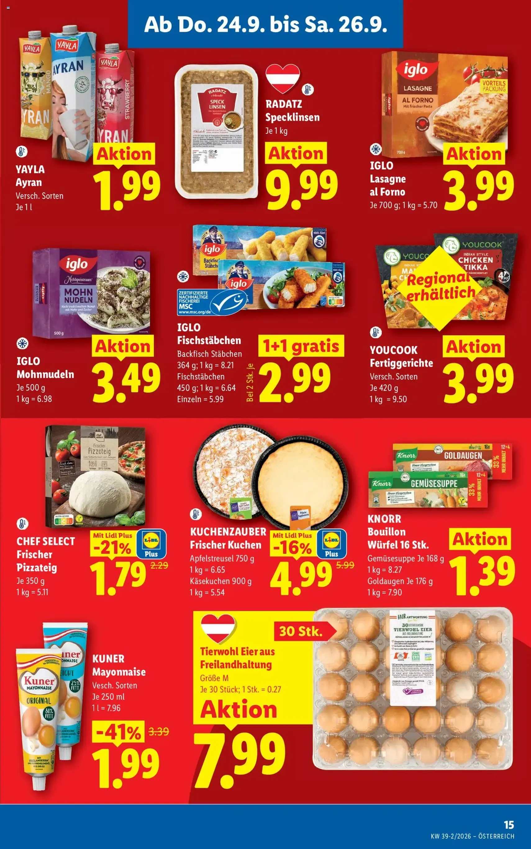 Lidl - Flugblatt - Gültiger Prospekt ab 24.09.2026, Seite 17 von insgesamt 55
