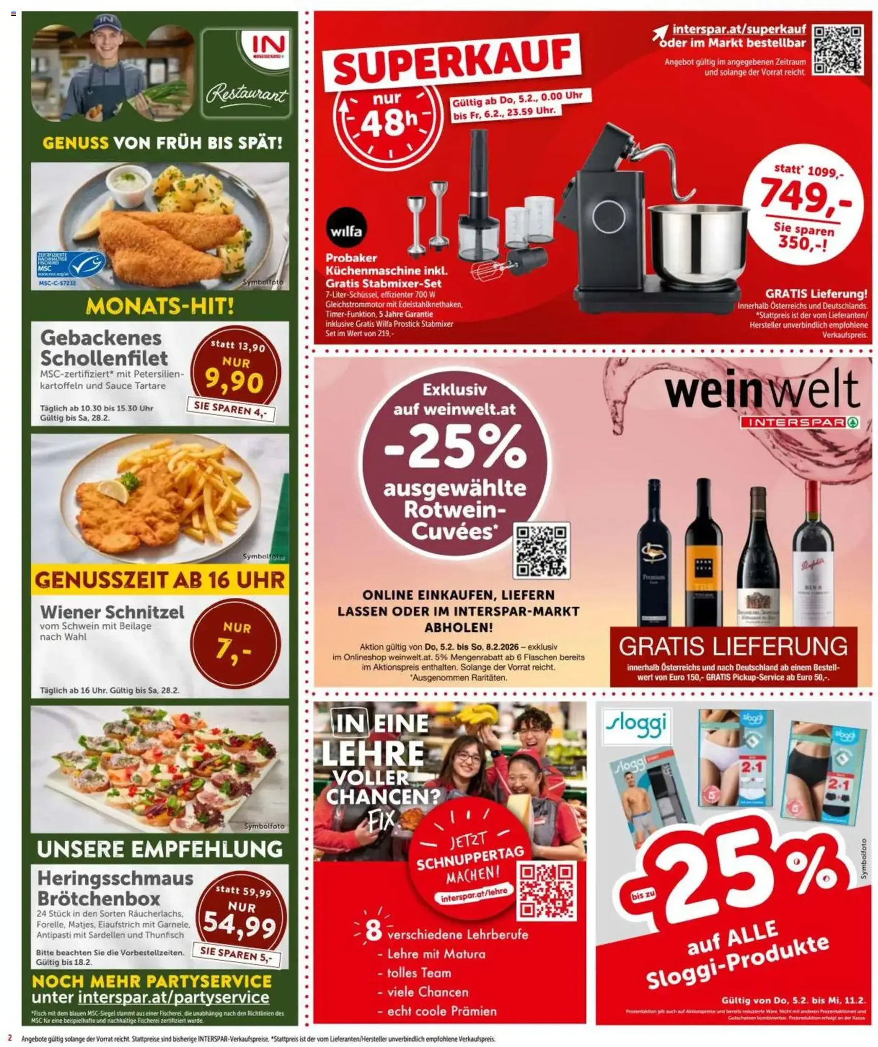 Interspar Flugblatt - Gültiger Prospekt ab 05.02.2026, Seite 2 von insgesamt 16