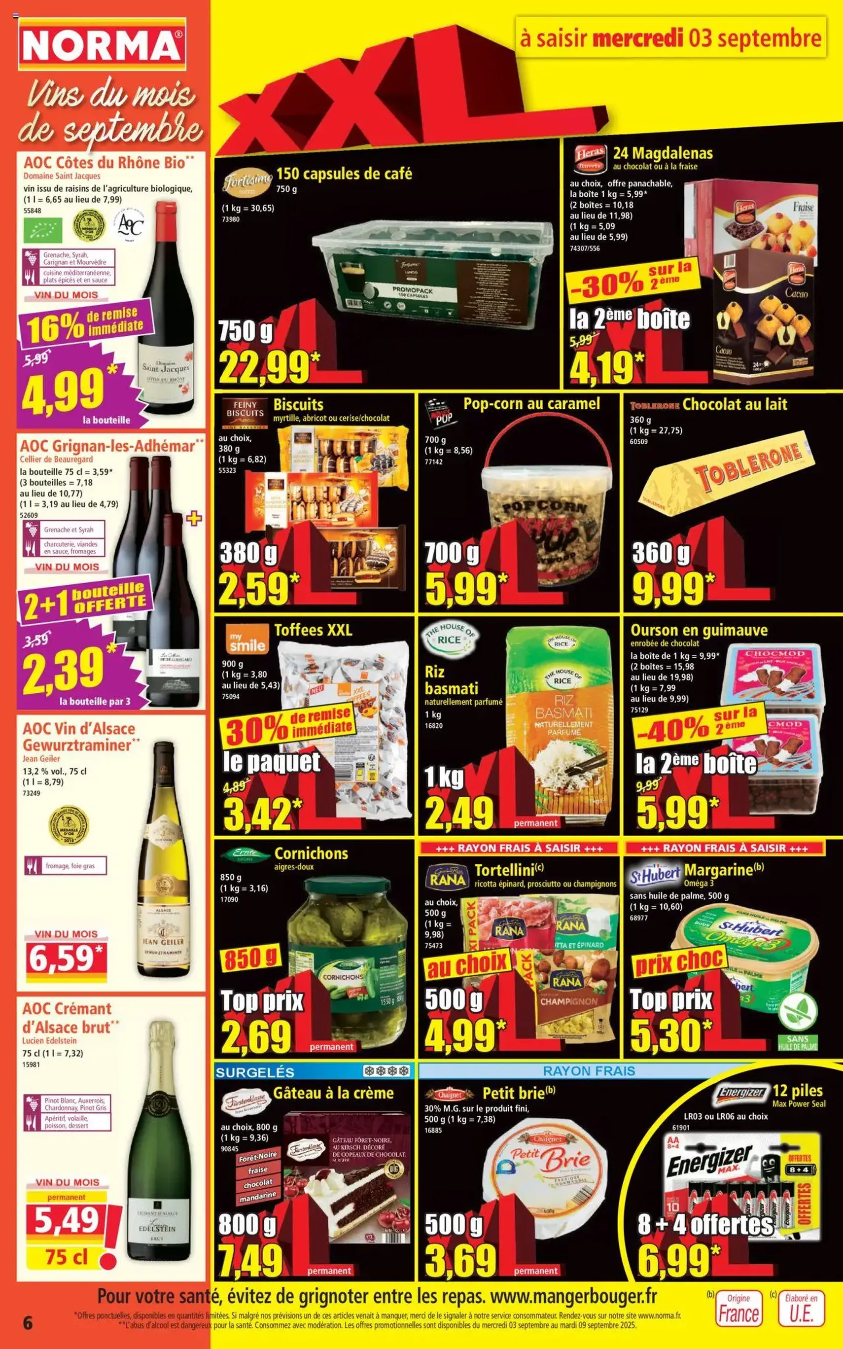 Norma catalogue - brochure valable à partir du 03/09/2025, page 6 sur 14 Norma catalogue - brochure valable à partir du 03/09/2025, page 6 sur 14
