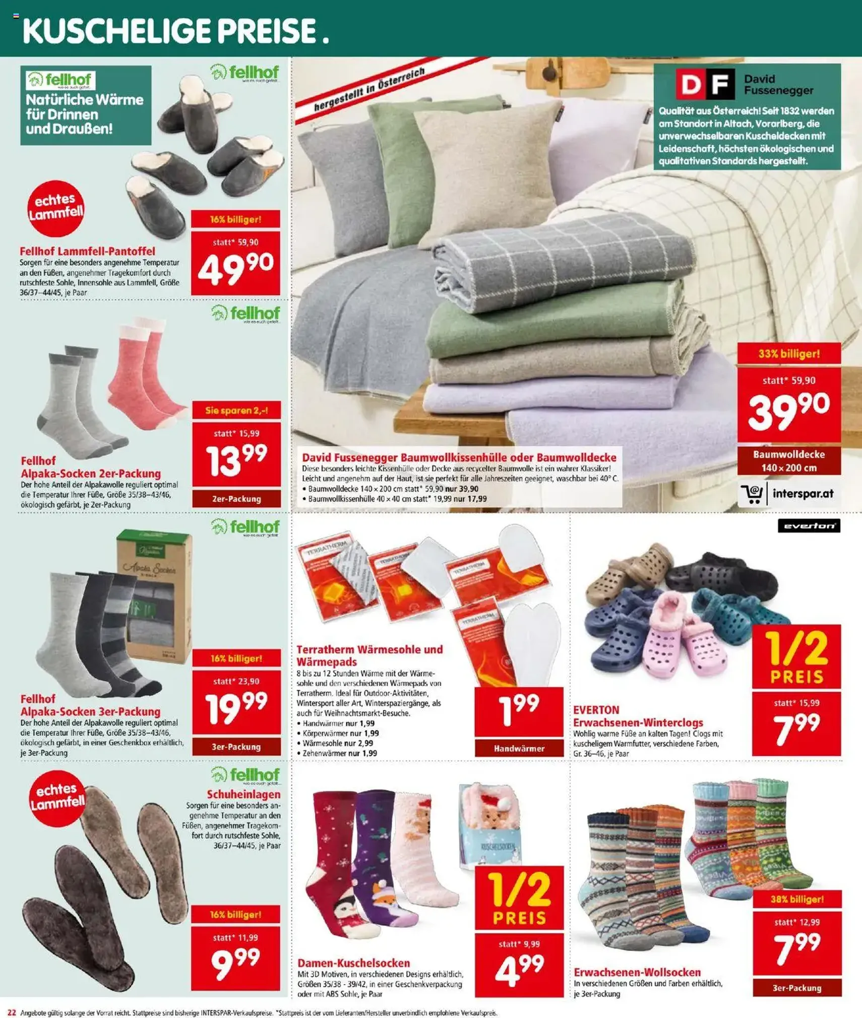 Interspar Flugblatt - Gültiger Prospekt ab 23.10.2025, Seite 22 von insgesamt 24 Interspar Flugblatt - Gültiger Prospekt ab 23.10.2025, Seite 22 von insgesamt 24