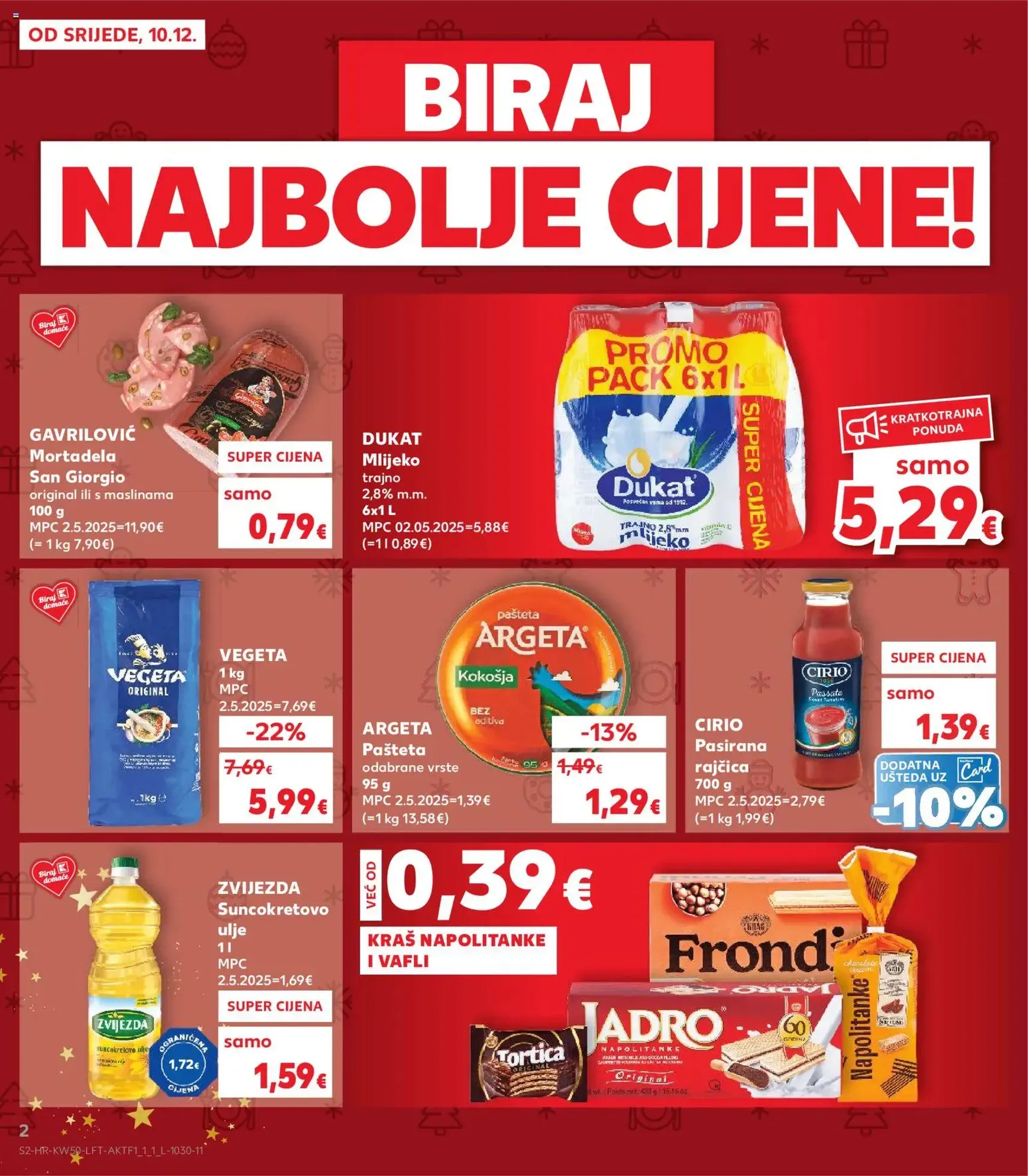 Kaufland HR Akciós újság - 2025.12.10. érvényes szórólap 2 oldal 40 oldalból