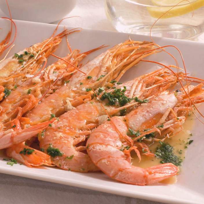 Easy and quick Christmas prawns recipe