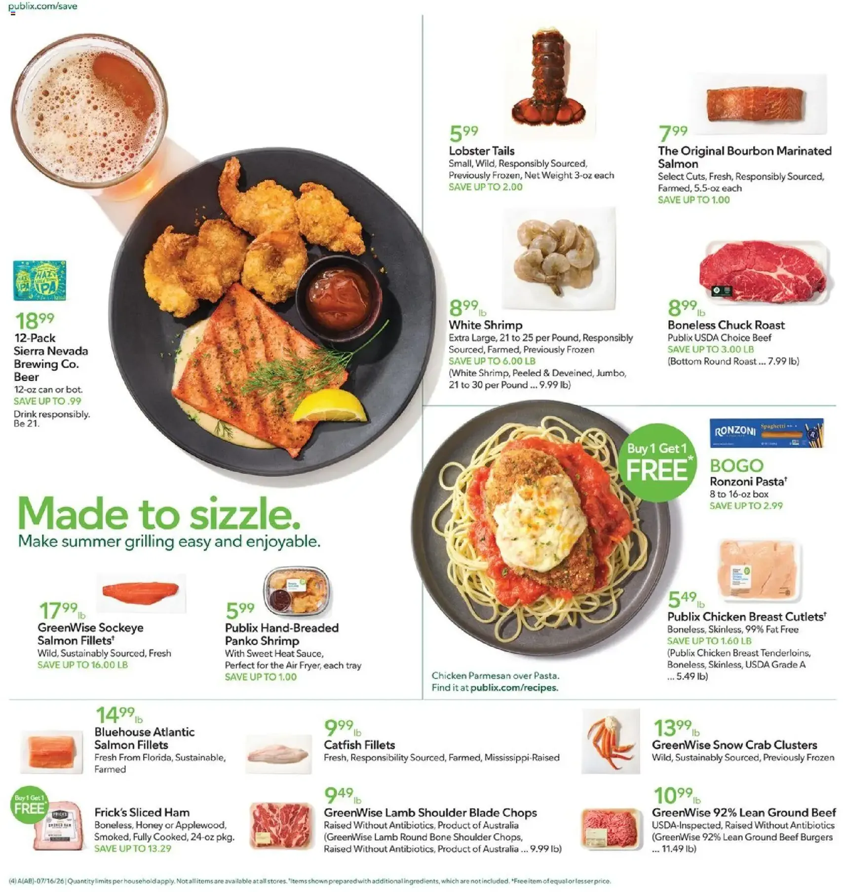 Publix Weekly Ad - valid flyer from 07/15/2026, page 4 of 20