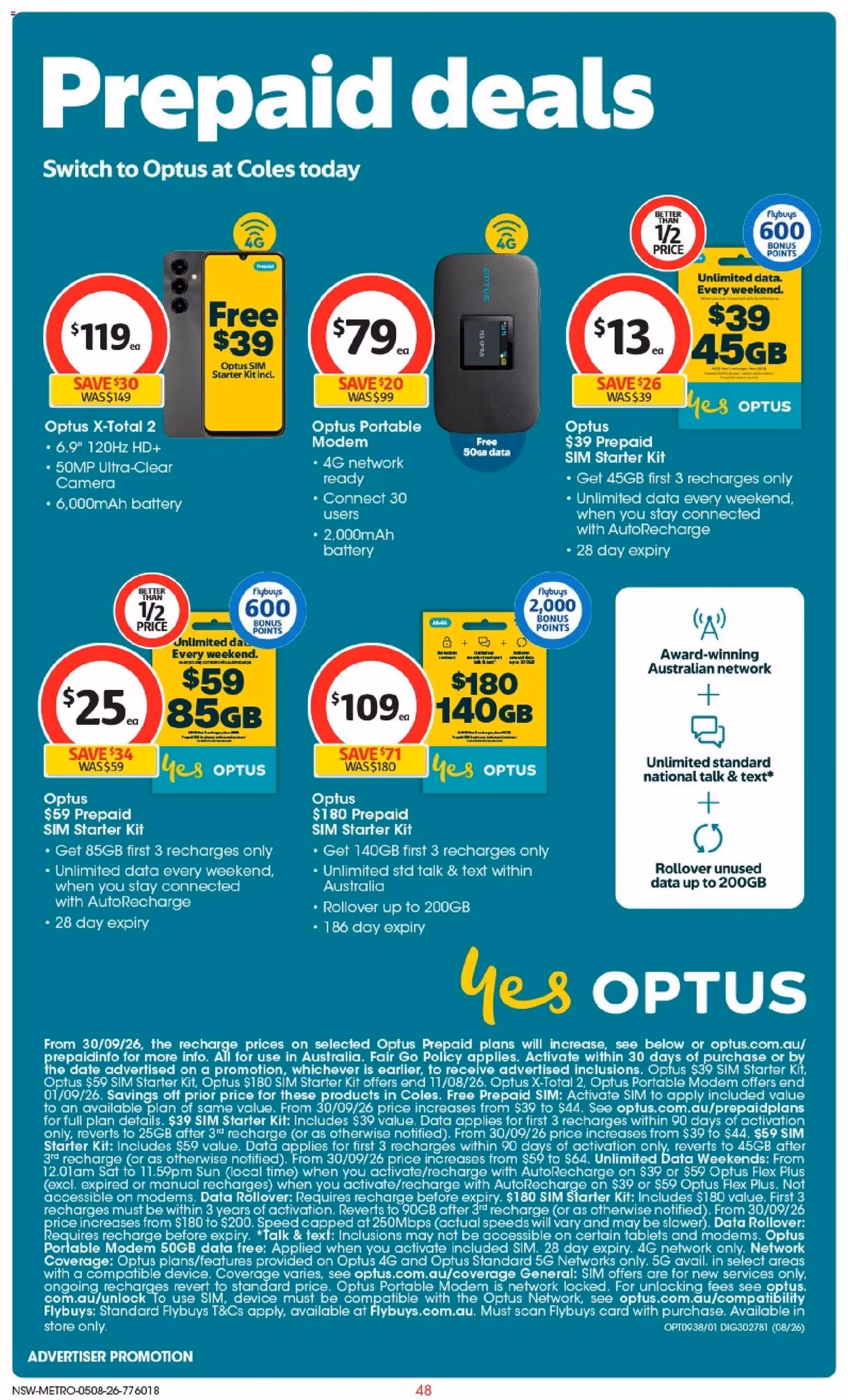 Coles catalogue - valid flyer from 04/08/2026, page 48 of 52