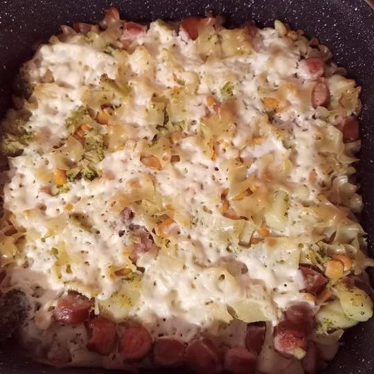 Anteprima ricetta Pasta al forno con verdure e formaggio