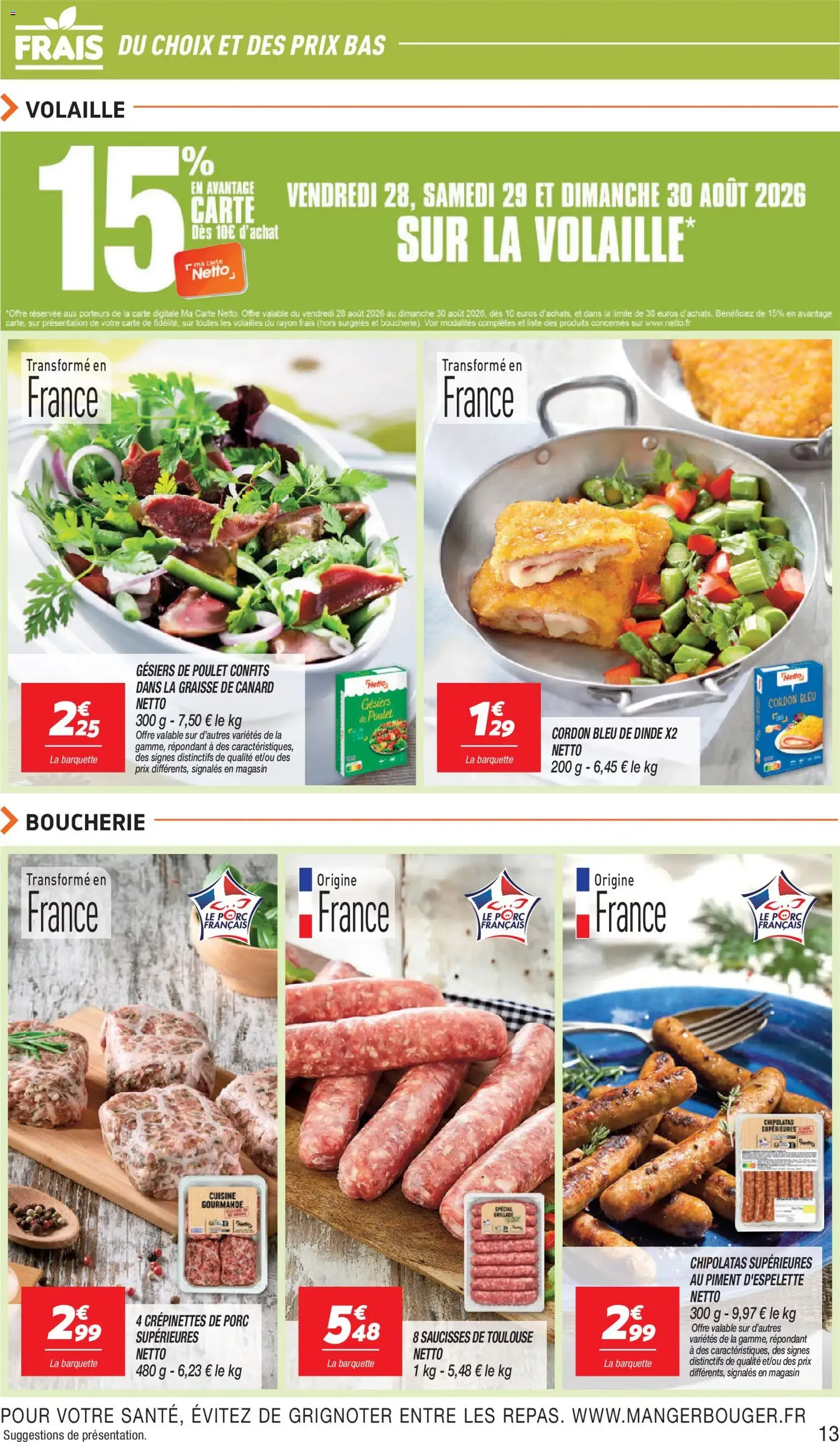 Netto catalogue - brochure valable à partir du 25/08/2026, page 13 sur 24