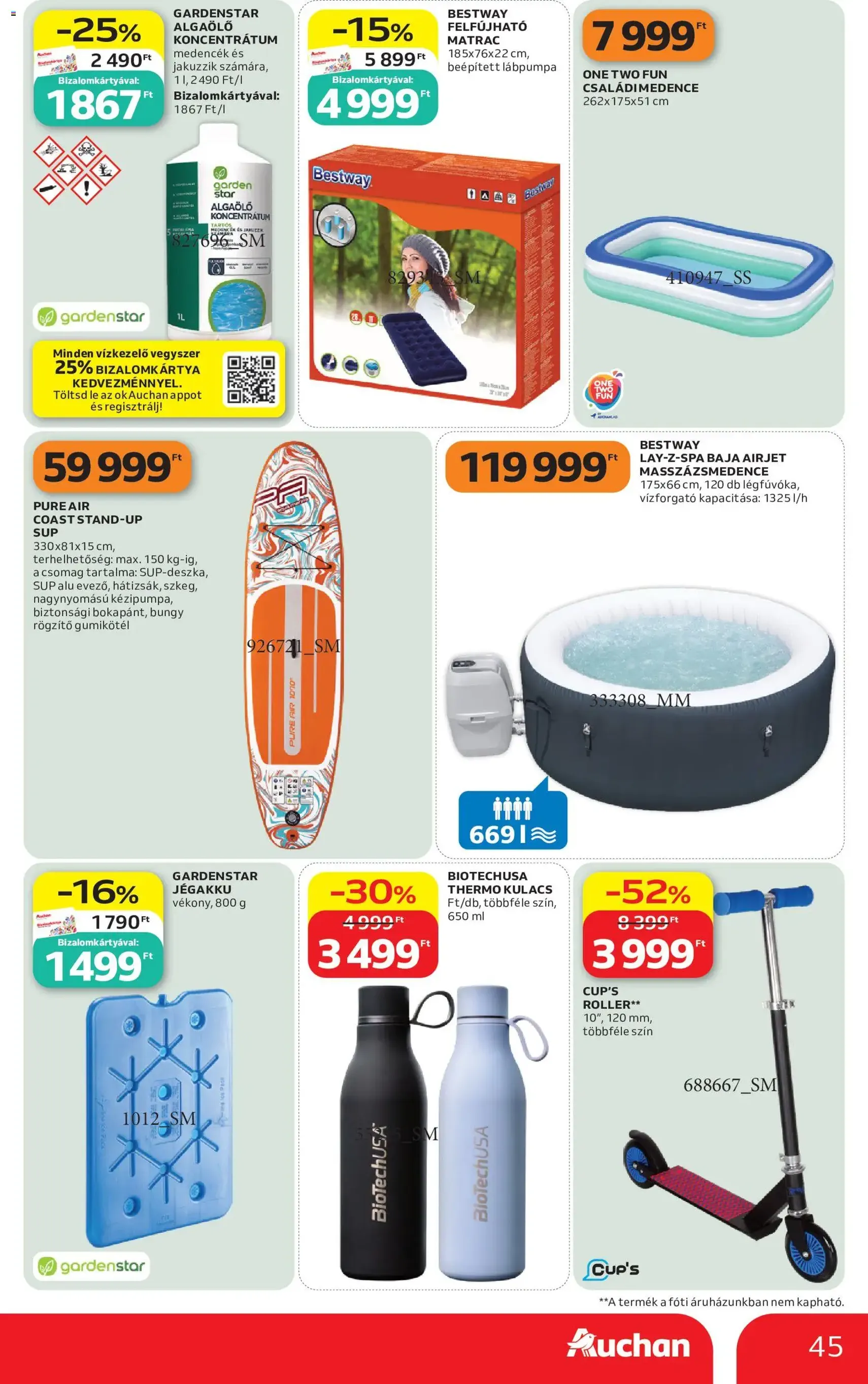 Auchan akciós újság - 2026.07.09. érvényes szórólap 45 oldal 50 oldalból