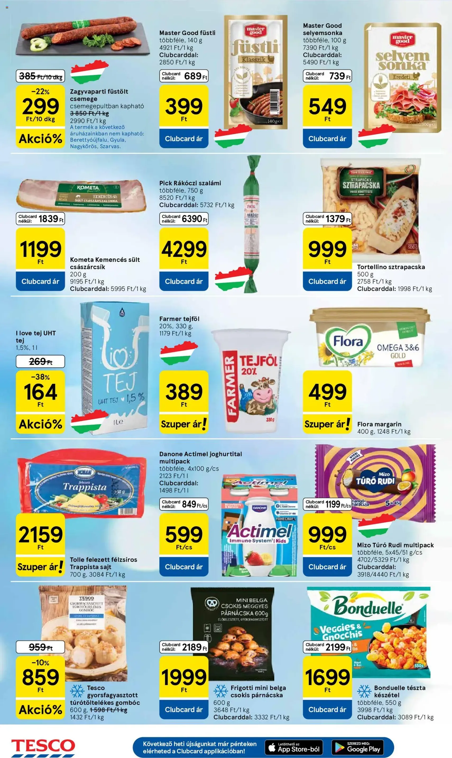 Tesco aktuális akciós újság - 2026.06.18. érvényes szórólap 4 oldal 38 oldalból
