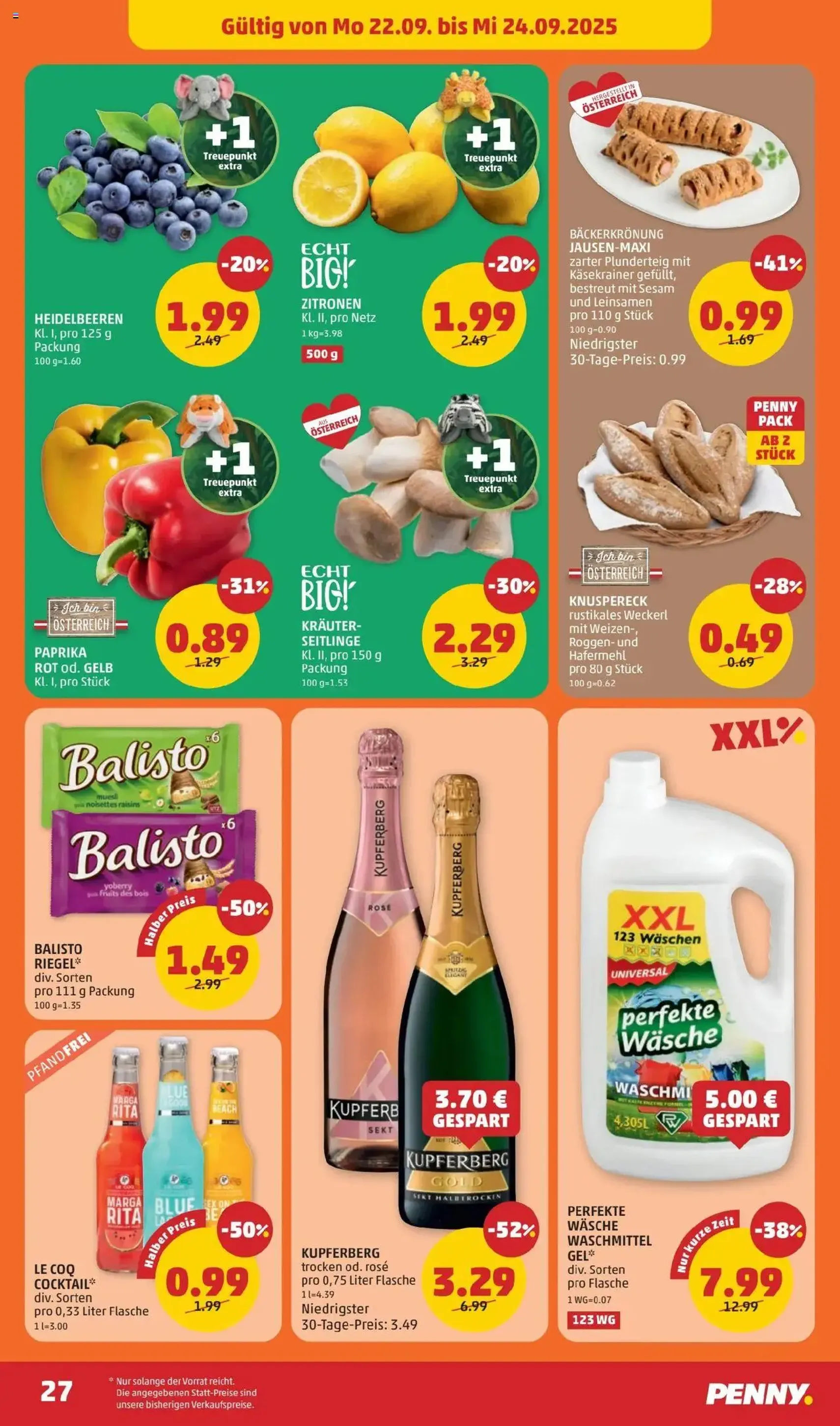 Penny Markt Flugblatt - Gültiger Prospekt ab 18.09.2025, Seite 27 von insgesamt 32