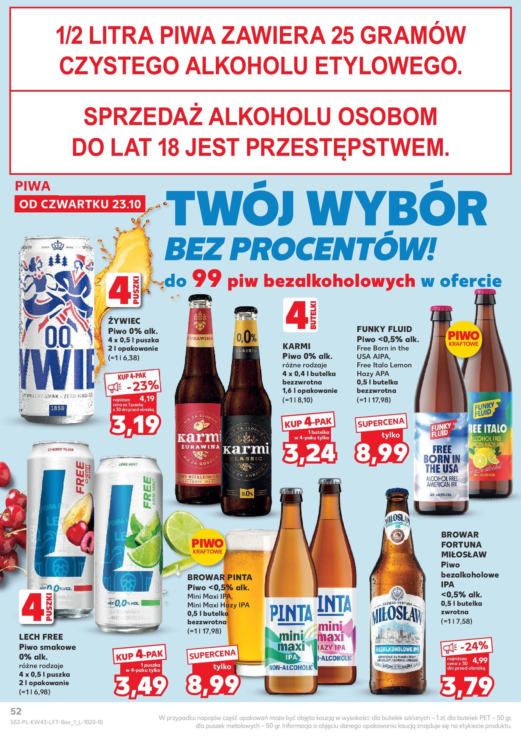 Kaufland gazetka - ważny gazetka od 23.10.2025 strona 52 z 67 Kaufland gazetka - ważny gazetka od 23.10.2025 strona 52 z 67