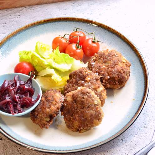 Hovězí mleté karbanátky s cibulovou marmeládou - krok přípravy 1