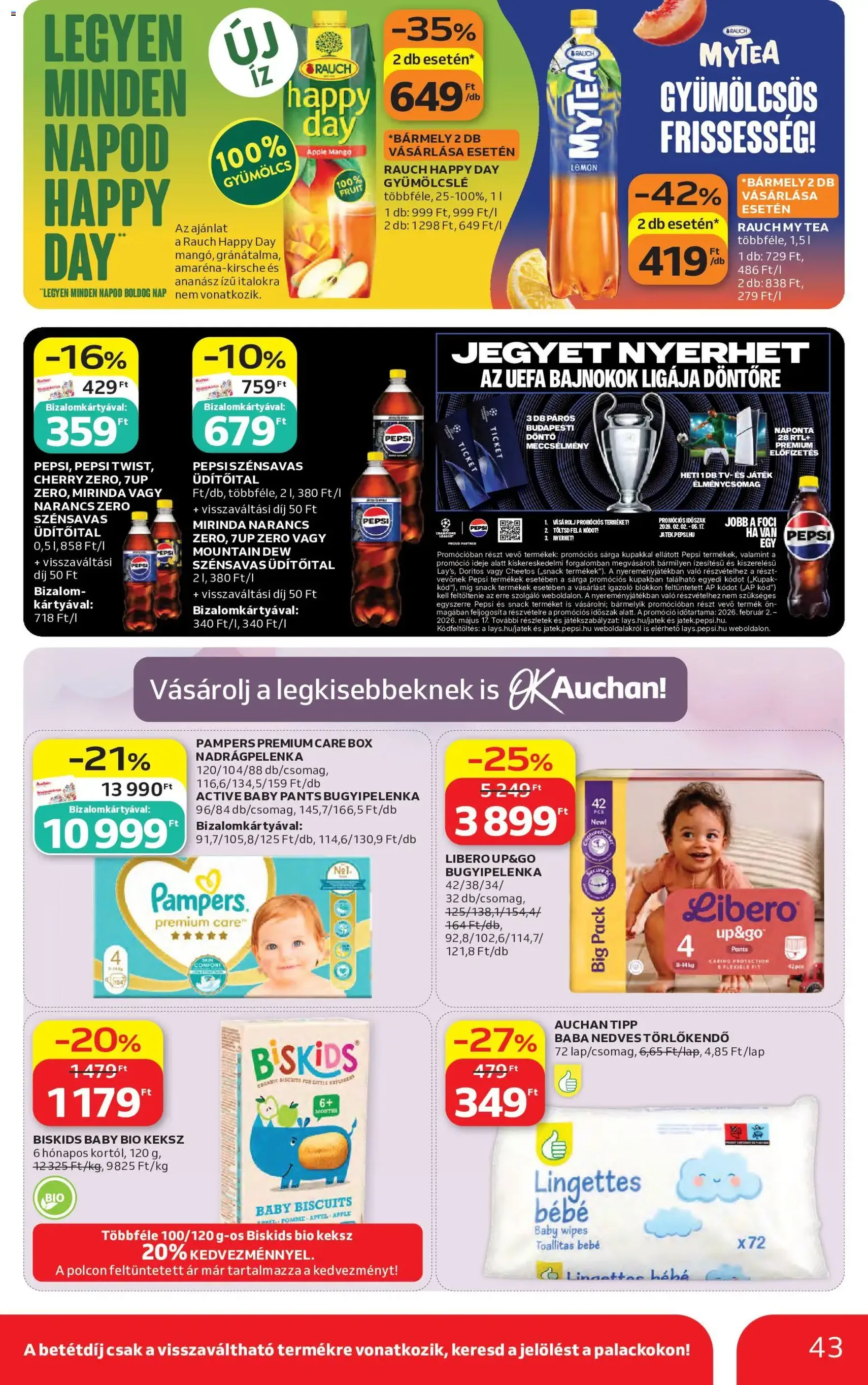 Auchan akciós újság - 2026.05.07. érvényes szórólap 43 oldal 60 oldalból
