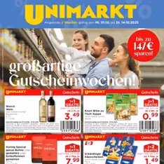 Unimarkt Flugblatt - Prospekt Vorschau gültig ab 01.10.2025