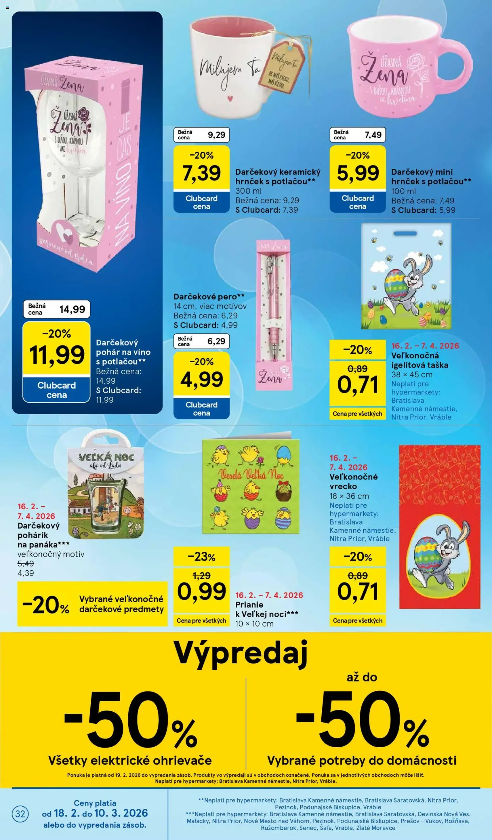 Tesco Hypermarket - leták - platný leták od 18.02.2026 strana 32 z 38