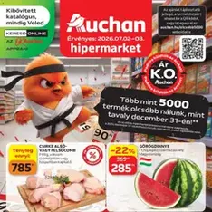 Auchan akciós újság - szórólap előnézete érvényes 2026.07.02. -tól