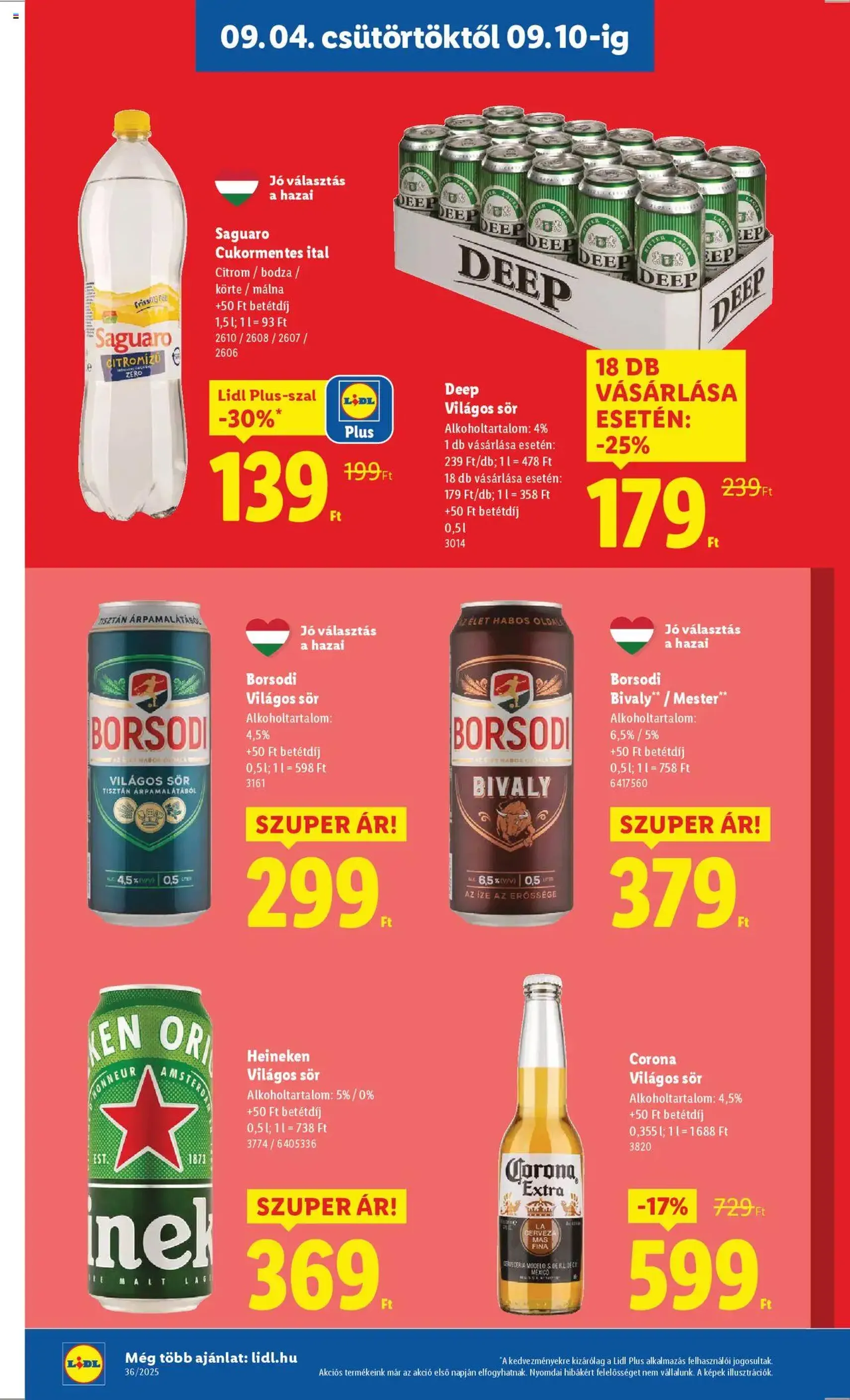 Lidl Akciós újság - 2025.09.04. érvényes szórólap 26 oldal 70 oldalból Lidl Akciós újság - 2025.09.04. érvényes szórólap 26 oldal 70 oldalból
