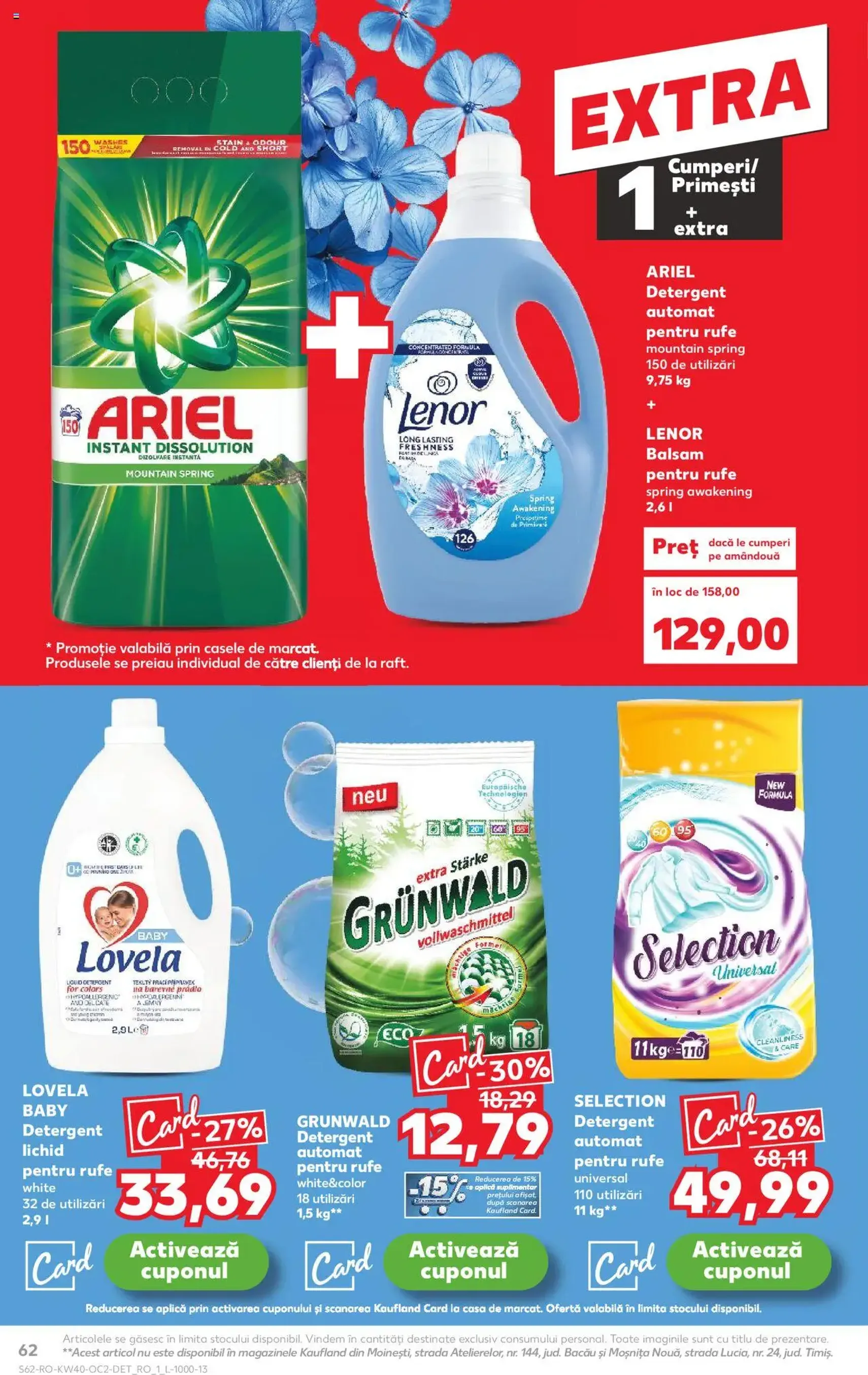 Kaufland RO - București - 2025.10.01. érvényes szórólap 62 oldal 70 oldalból Kaufland RO - București - 2025.10.01. érvényes szórólap 62 oldal 70 oldalból