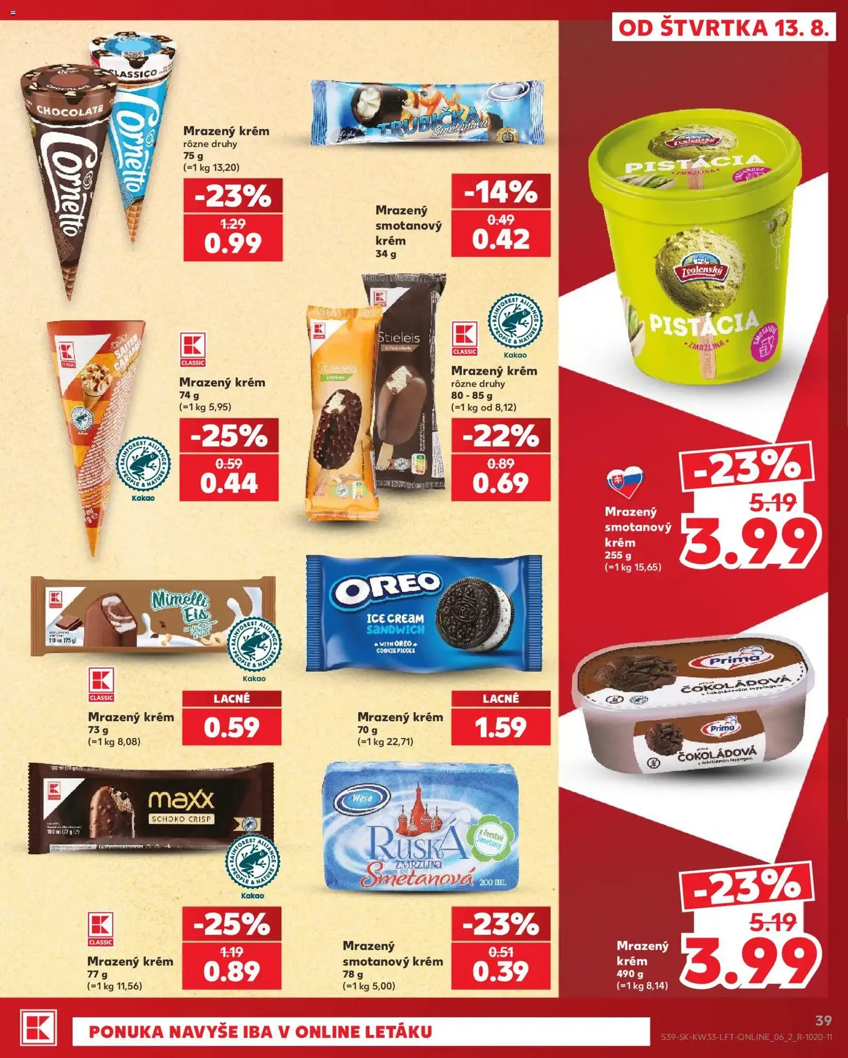 Kaufland leták - platný leták od 13.08.2026 strana 39 z 80