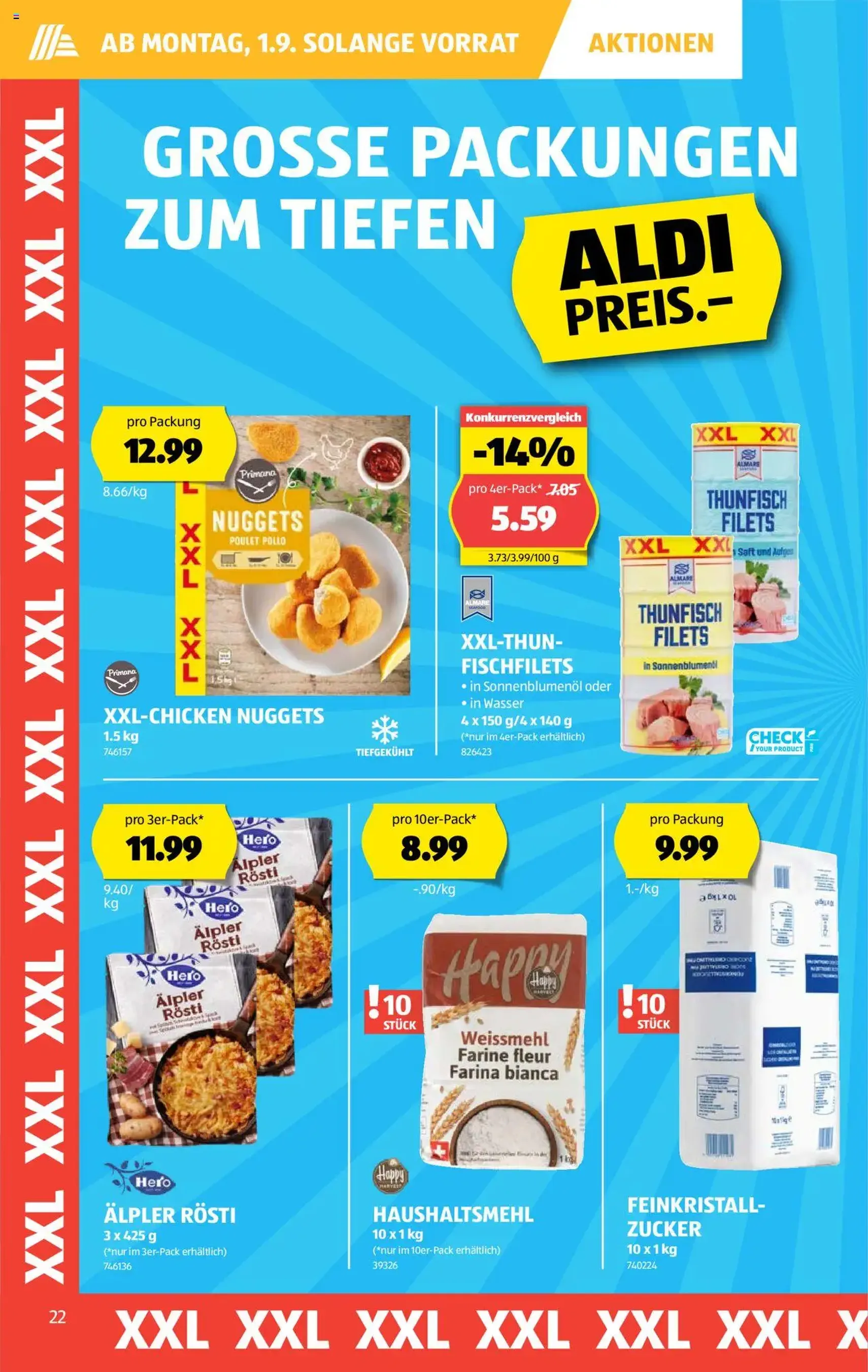 Aldi Aktionen - Gültiger Prospekt ab 28.08.2025, Seite 22 von insgesamt 35 Aldi Aktionen - Gültiger Prospekt ab 28.08.2025, Seite 22 von insgesamt 35