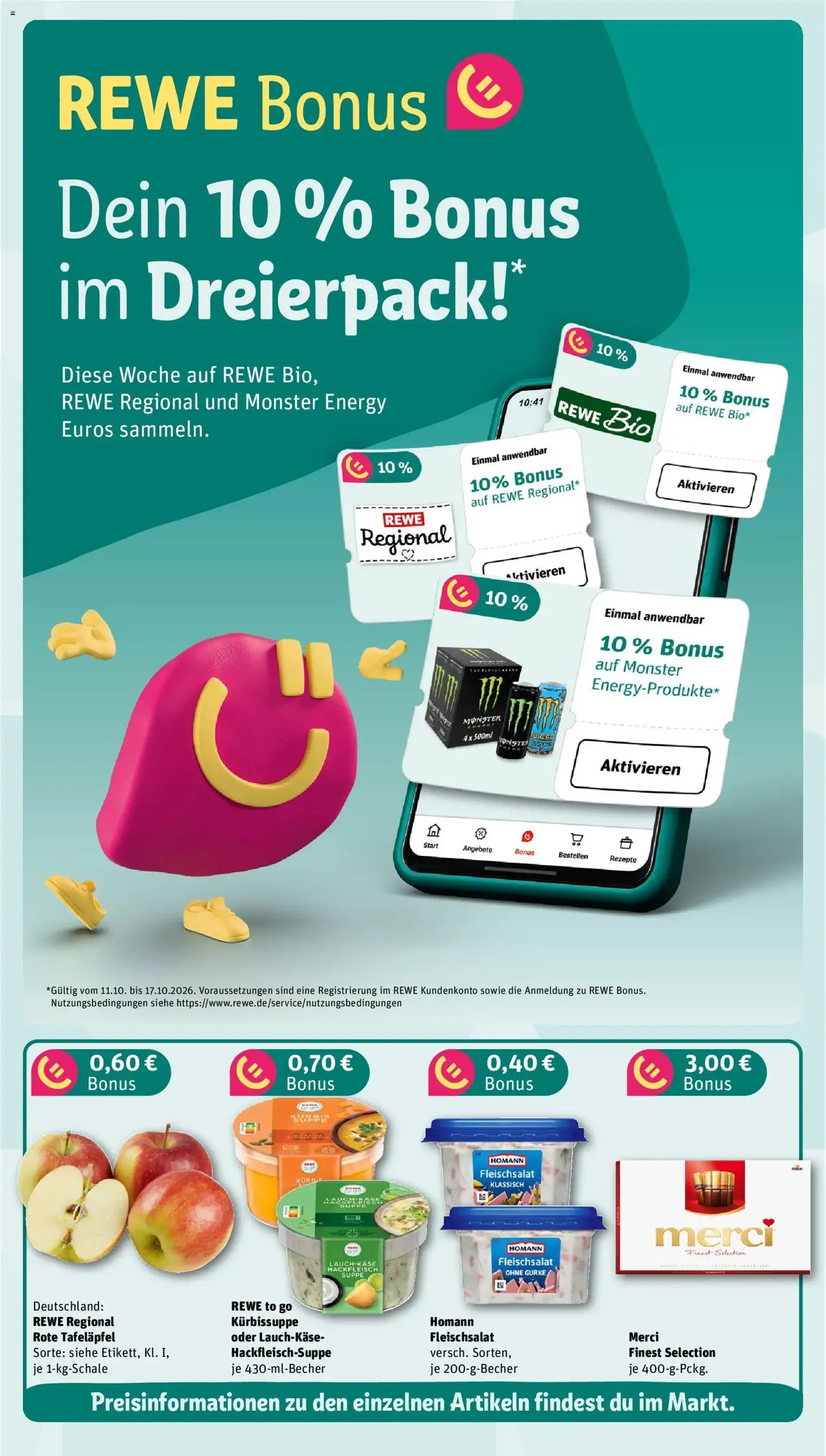 Rewe Prospekt - Gültiger Prospekt ab 12.10.2026, Seite 3 von insgesamt 30